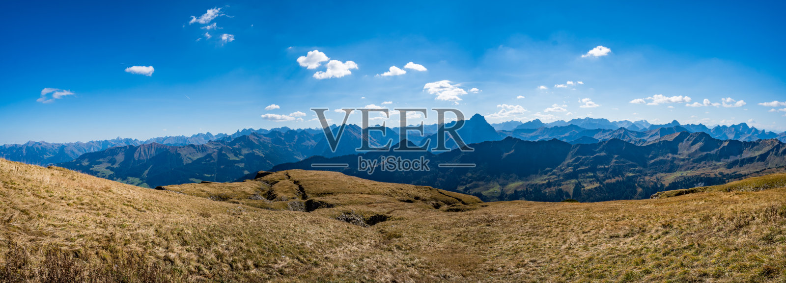 在克莱瓦瑟塔尔的Hohe Ifen徒步旅行照片摄影图片