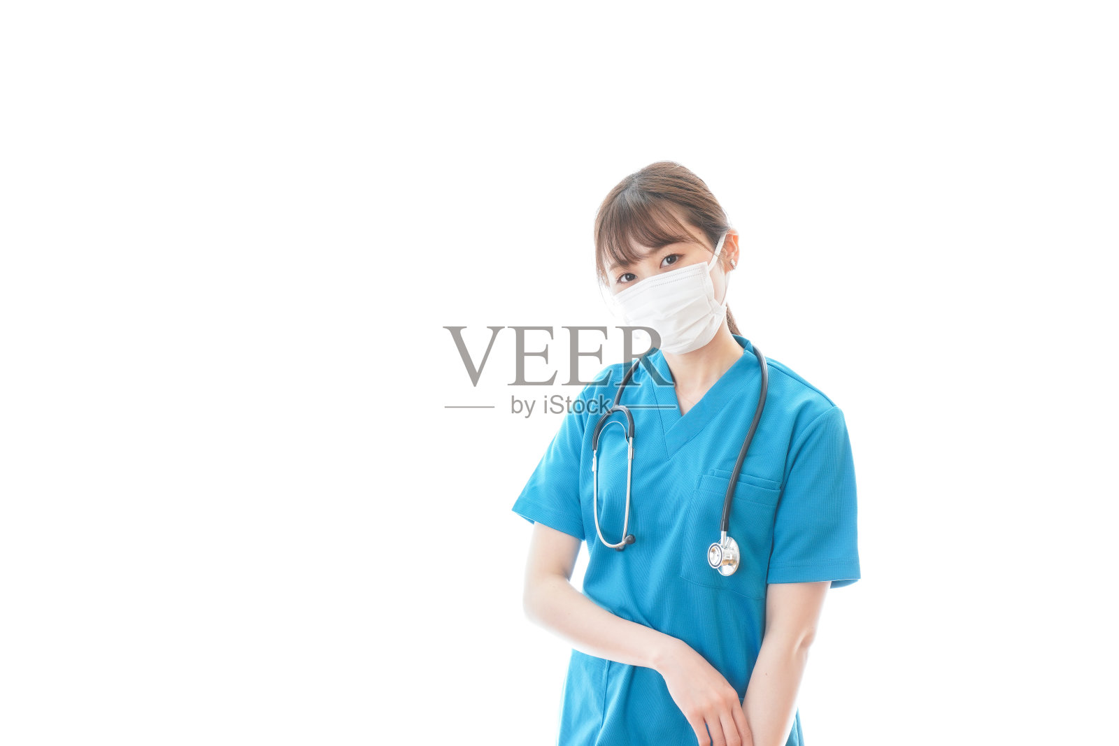 新型冠状病毒的医护人员。隔离。照片摄影图片