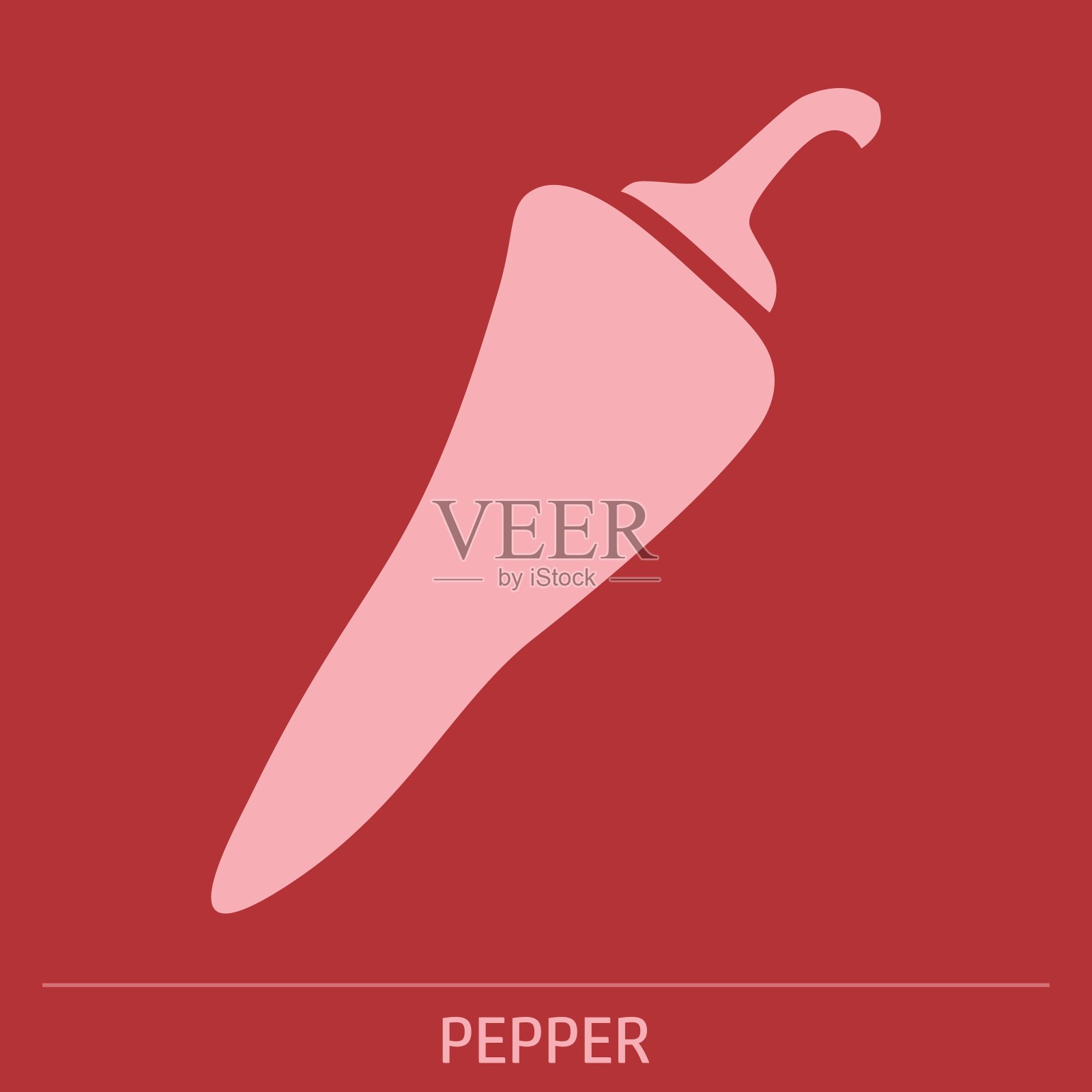 胡椒图标说明插画图片素材