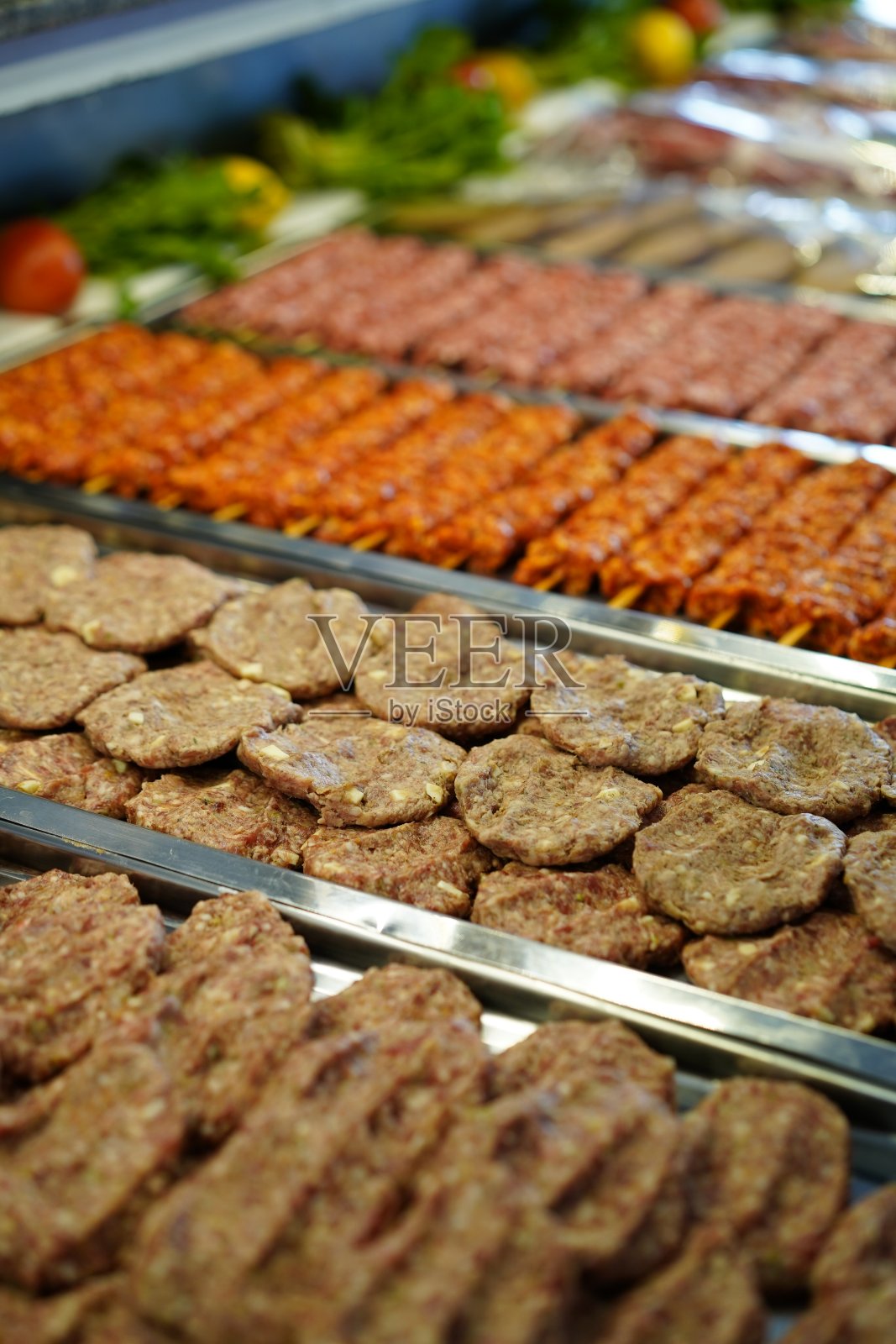 肉过道照片摄影图片