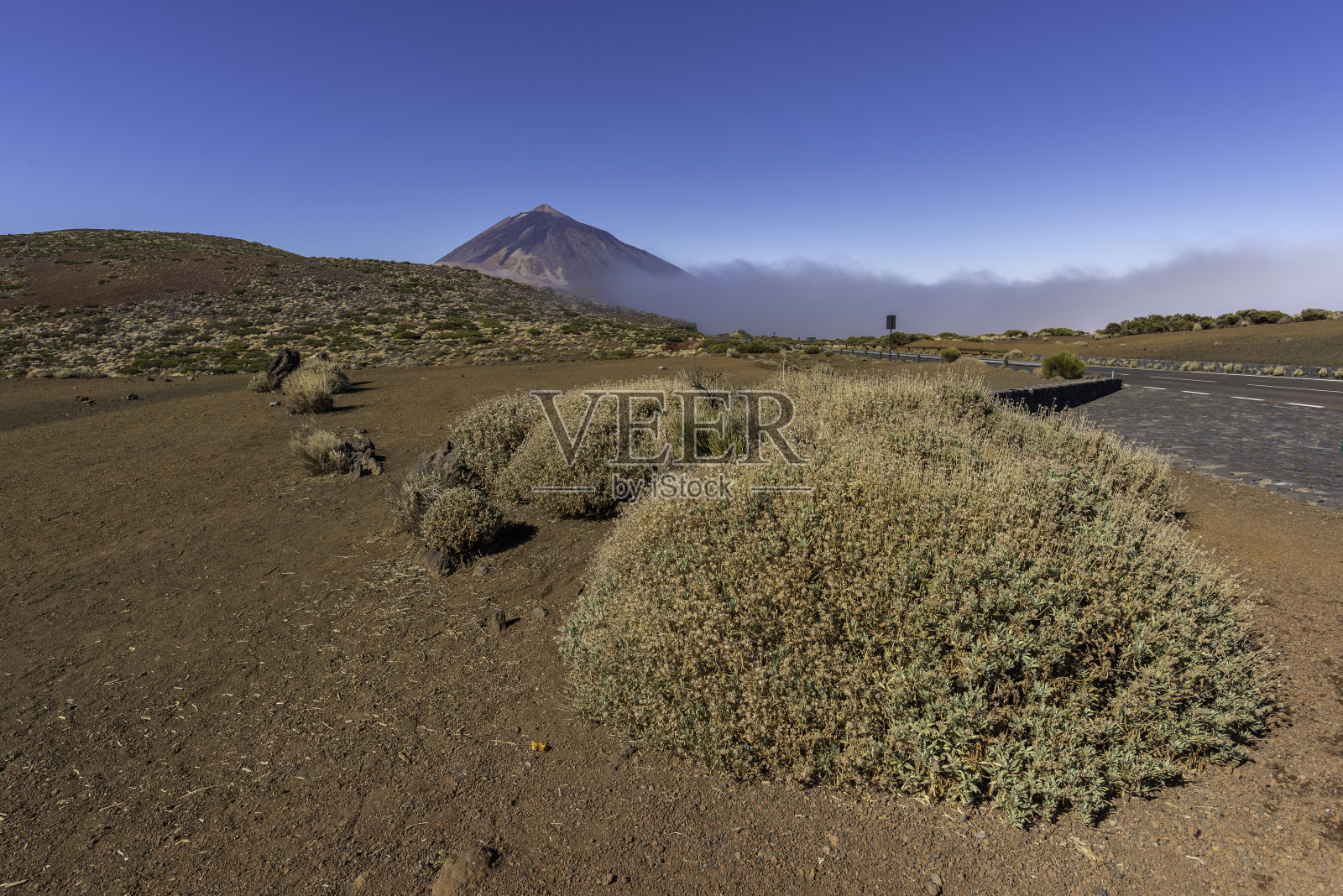 泰德火山(特内里费，加那利群岛-西班牙)。照片摄影图片