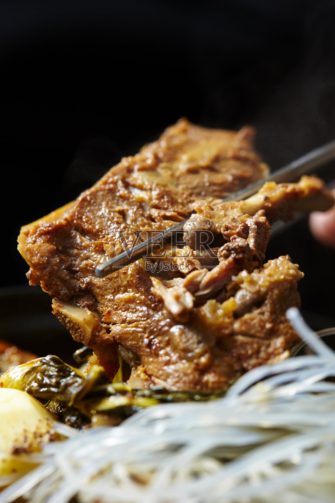 韩式加比火锅照片摄影图片