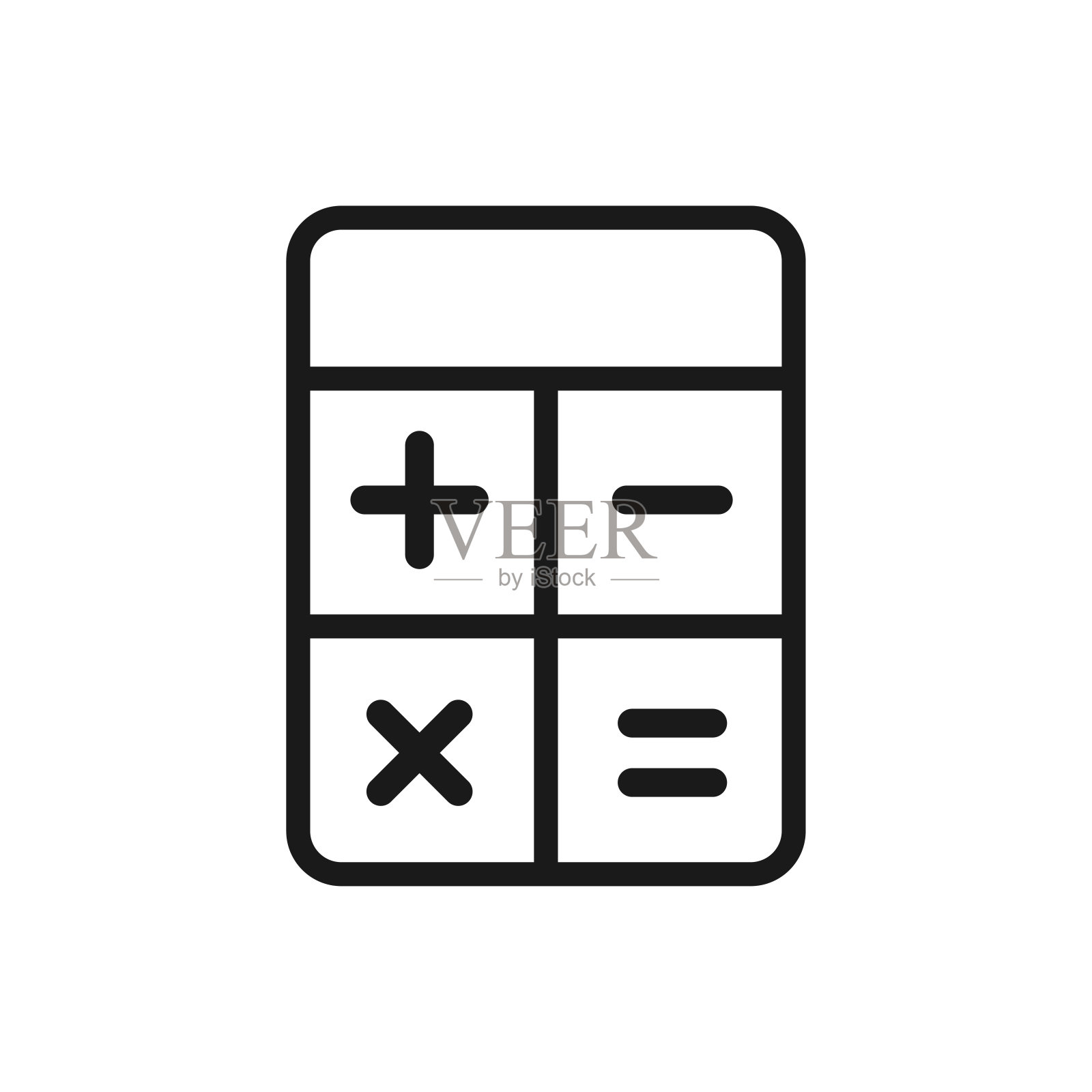 矢量计算器图标，平面设计最好的计算器图标图标素材