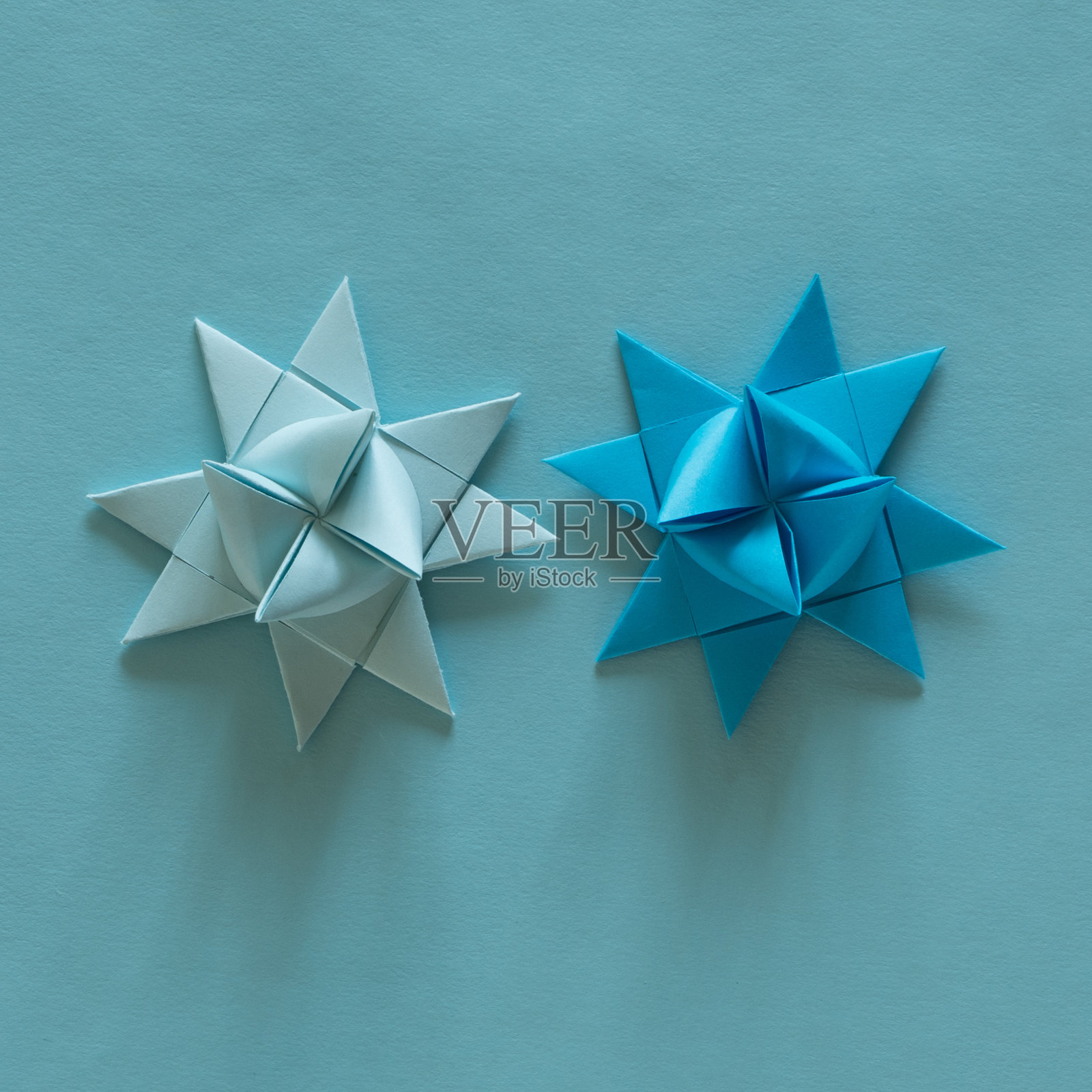 折纸3 d星照片摄影图片