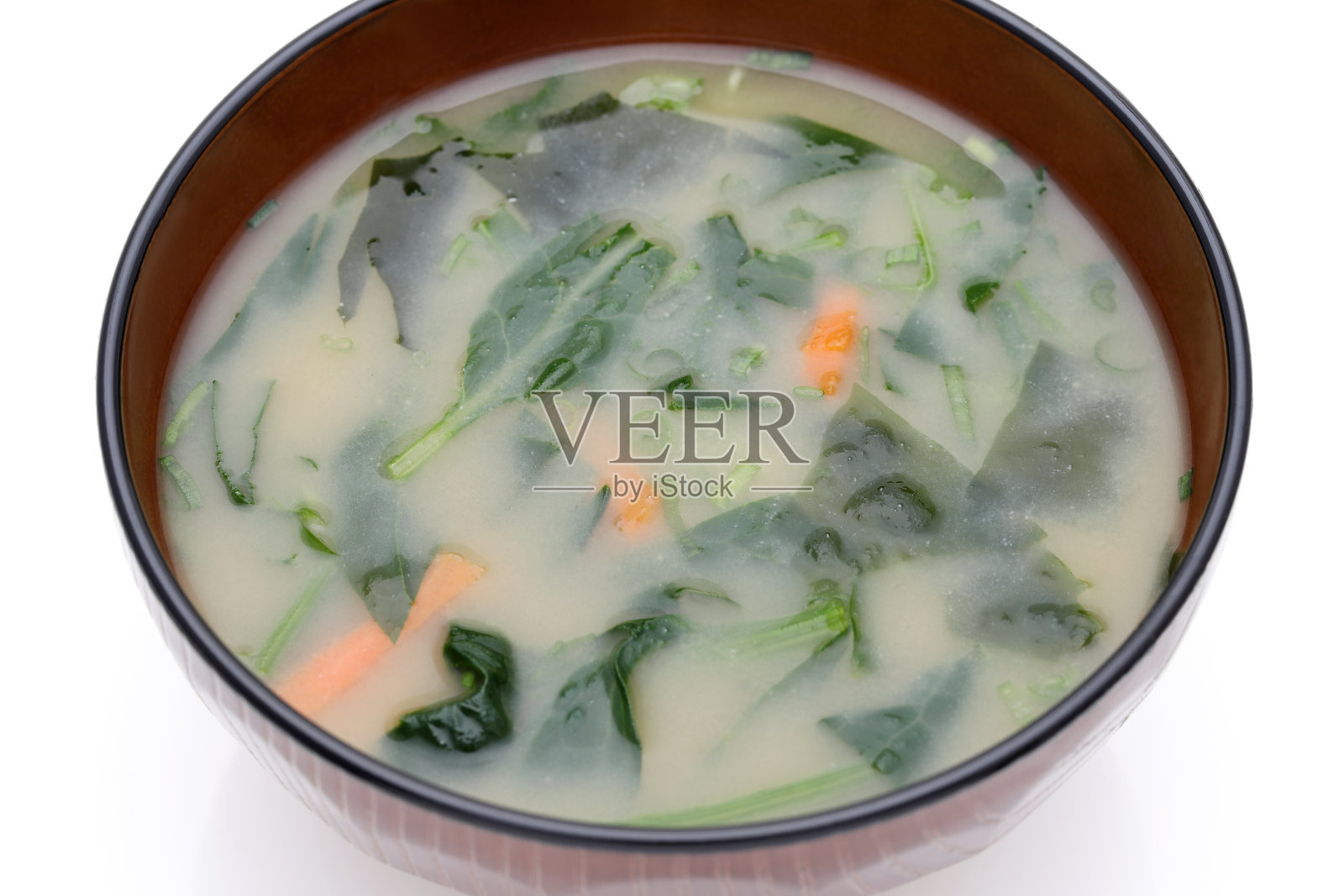日本料理，蔬菜味噌汤照片摄影图片
