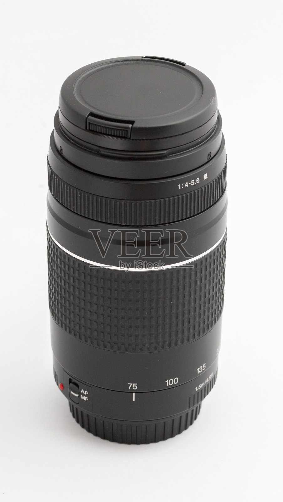 变焦镜头孤立的白色背景照片摄影图片