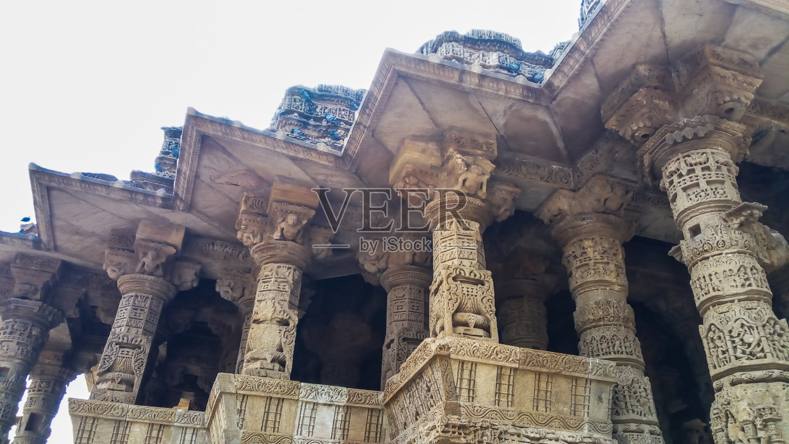 摩德赫拉的太阳神庙照片摄影图片