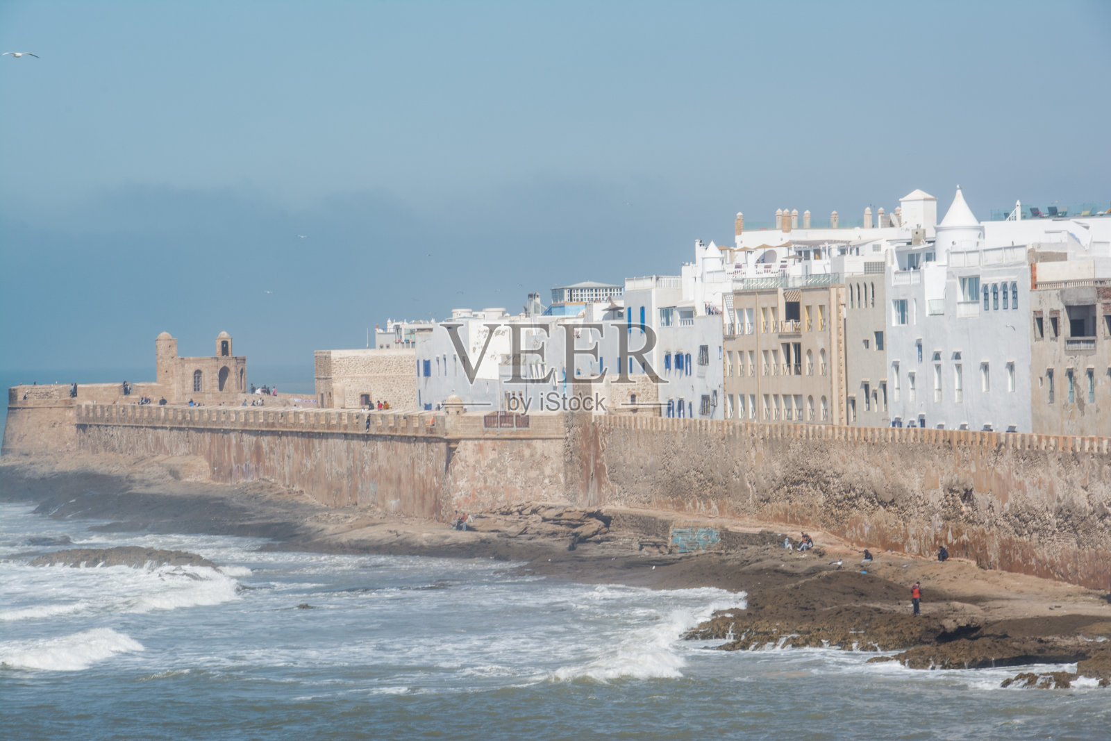 摩洛哥的Essaouira要塞照片摄影图片