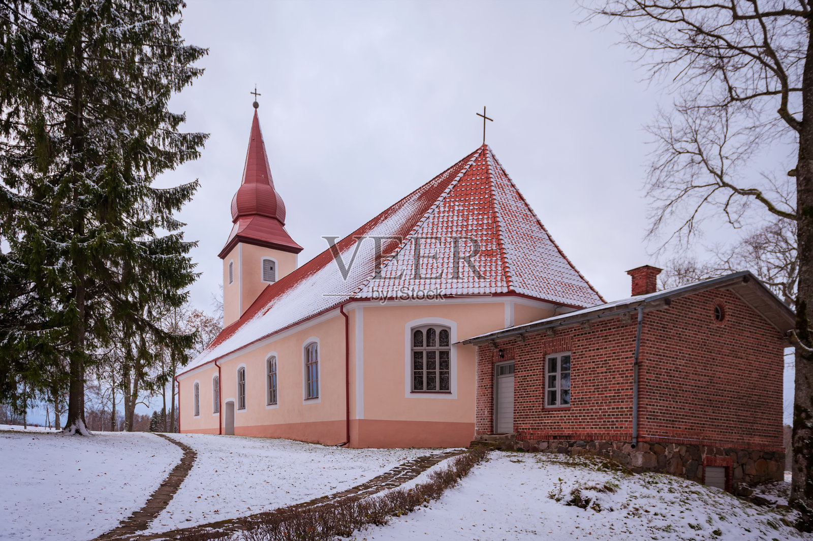 福音路德教会照片摄影图片