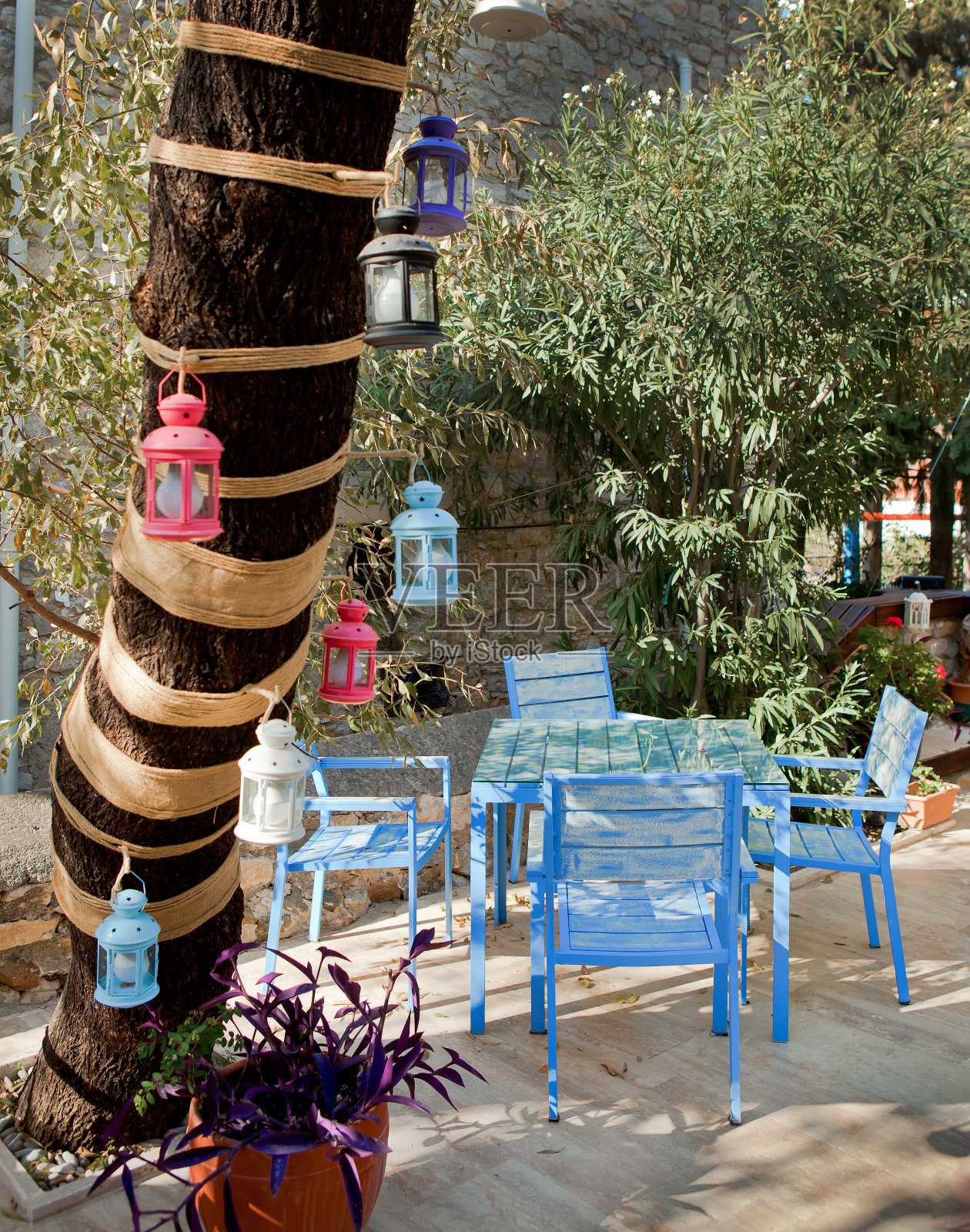 有石头房子的老达特卡。Marmaris、土耳其照片摄影图片