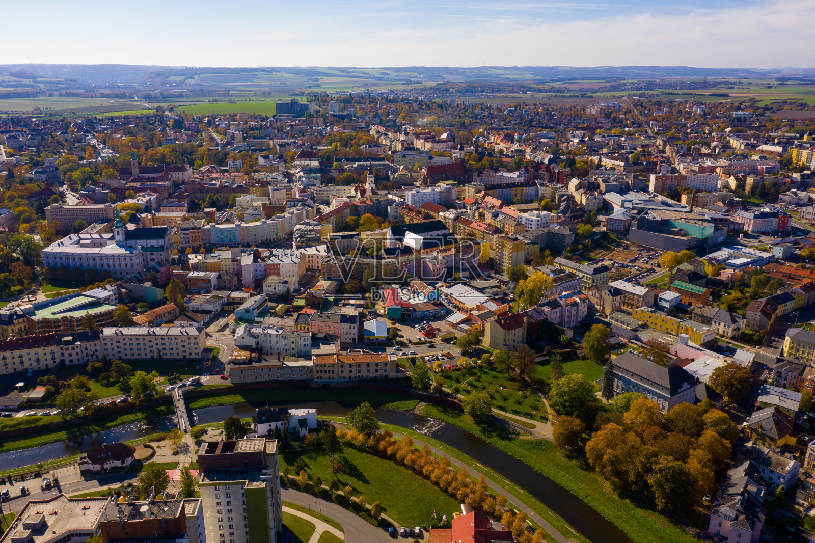 捷克小镇Opava照片摄影图片