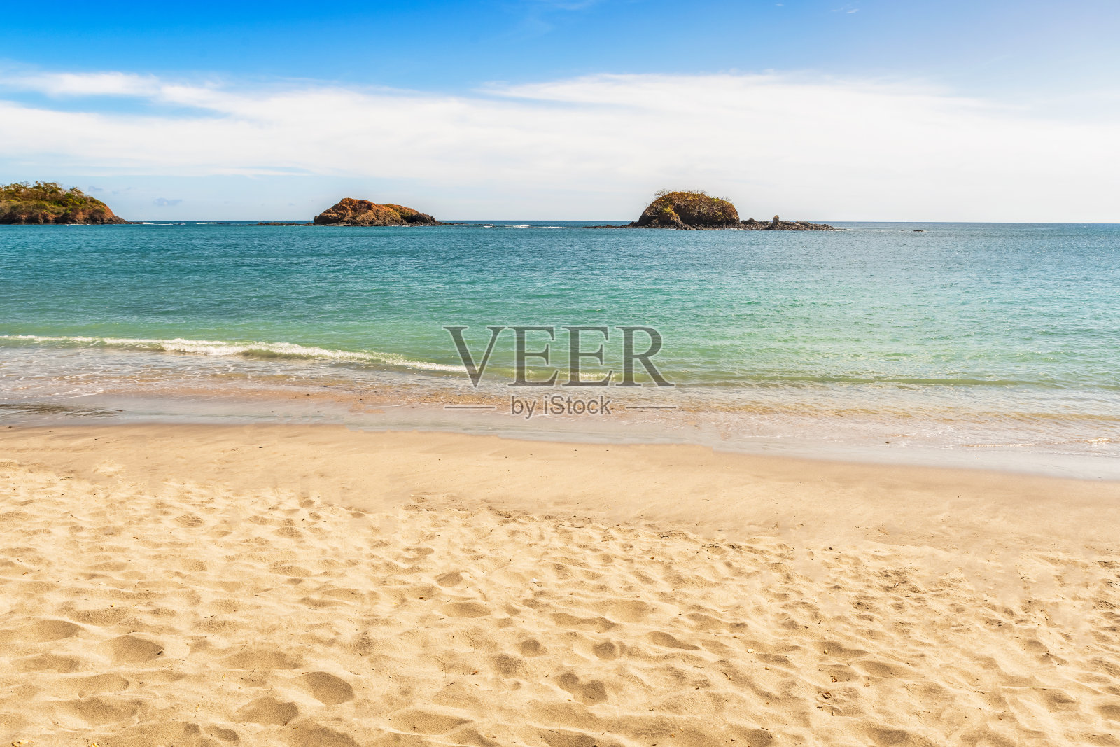 巴拿马阿祖罗半岛的普雷塔海滩照片摄影图片