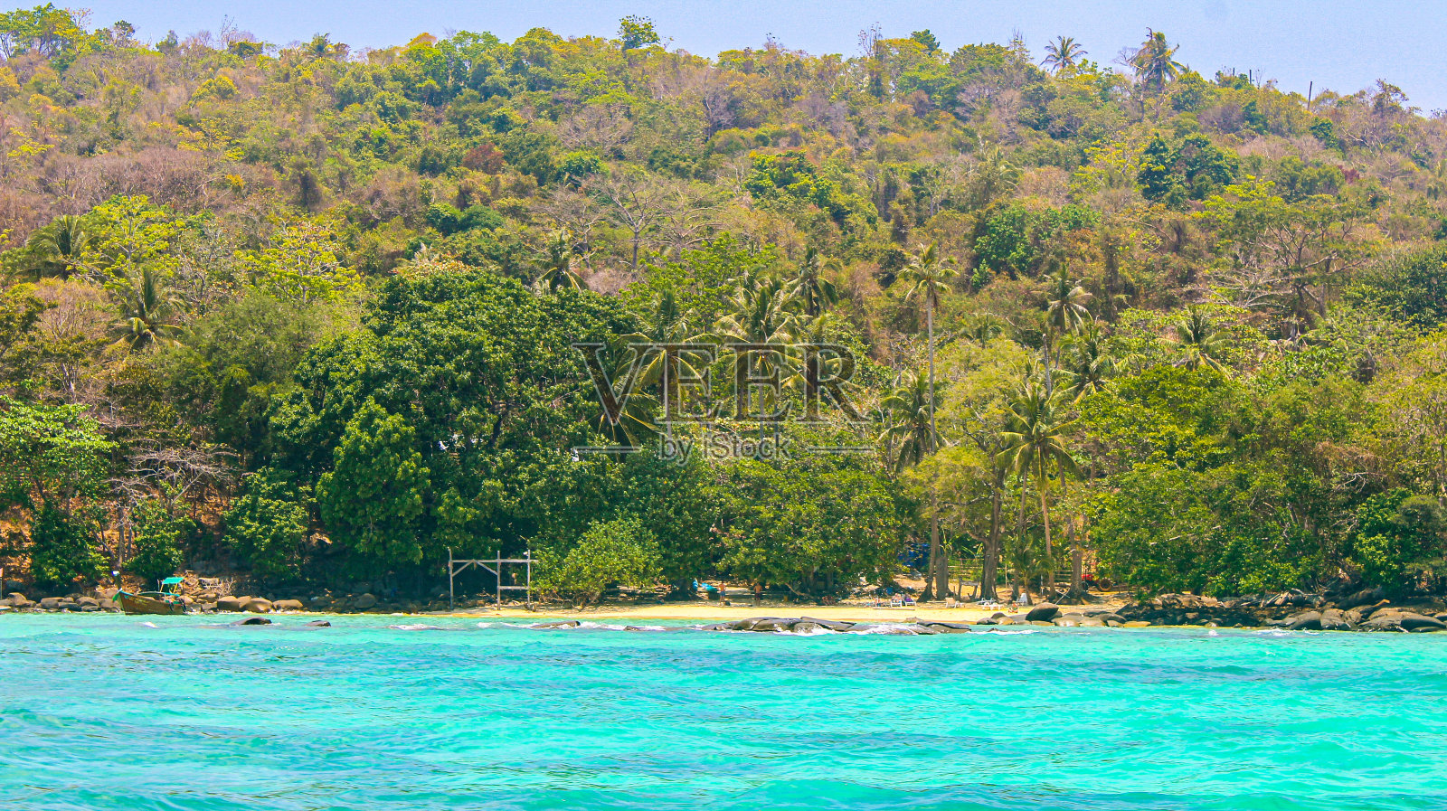 泰国皮皮岛的秘密海滩照片摄影图片