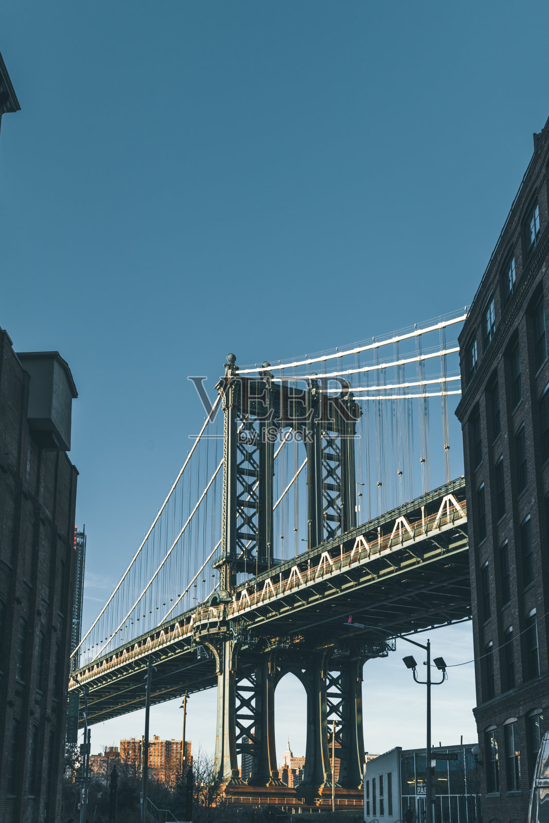 曼哈顿桥，纽约照片摄影图片