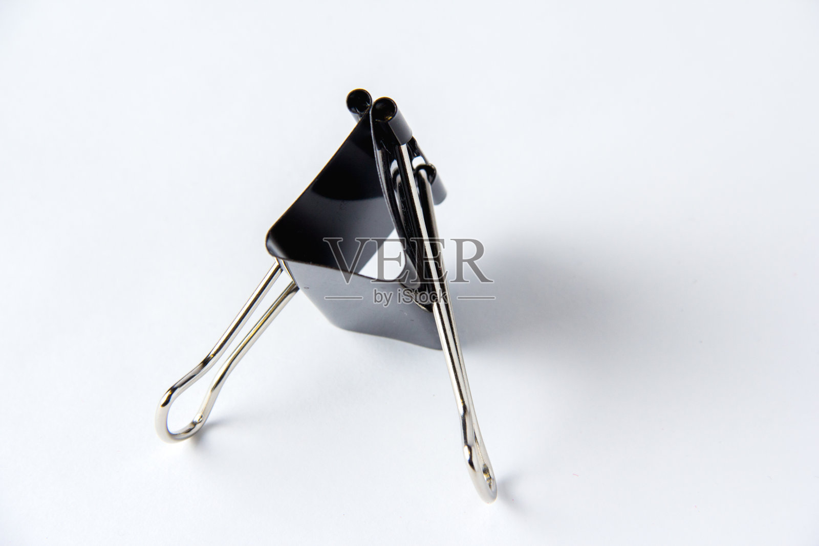 大的黑色回形针的文件照片摄影图片