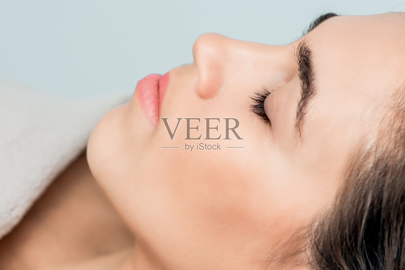 脸的女人。照片摄影图片