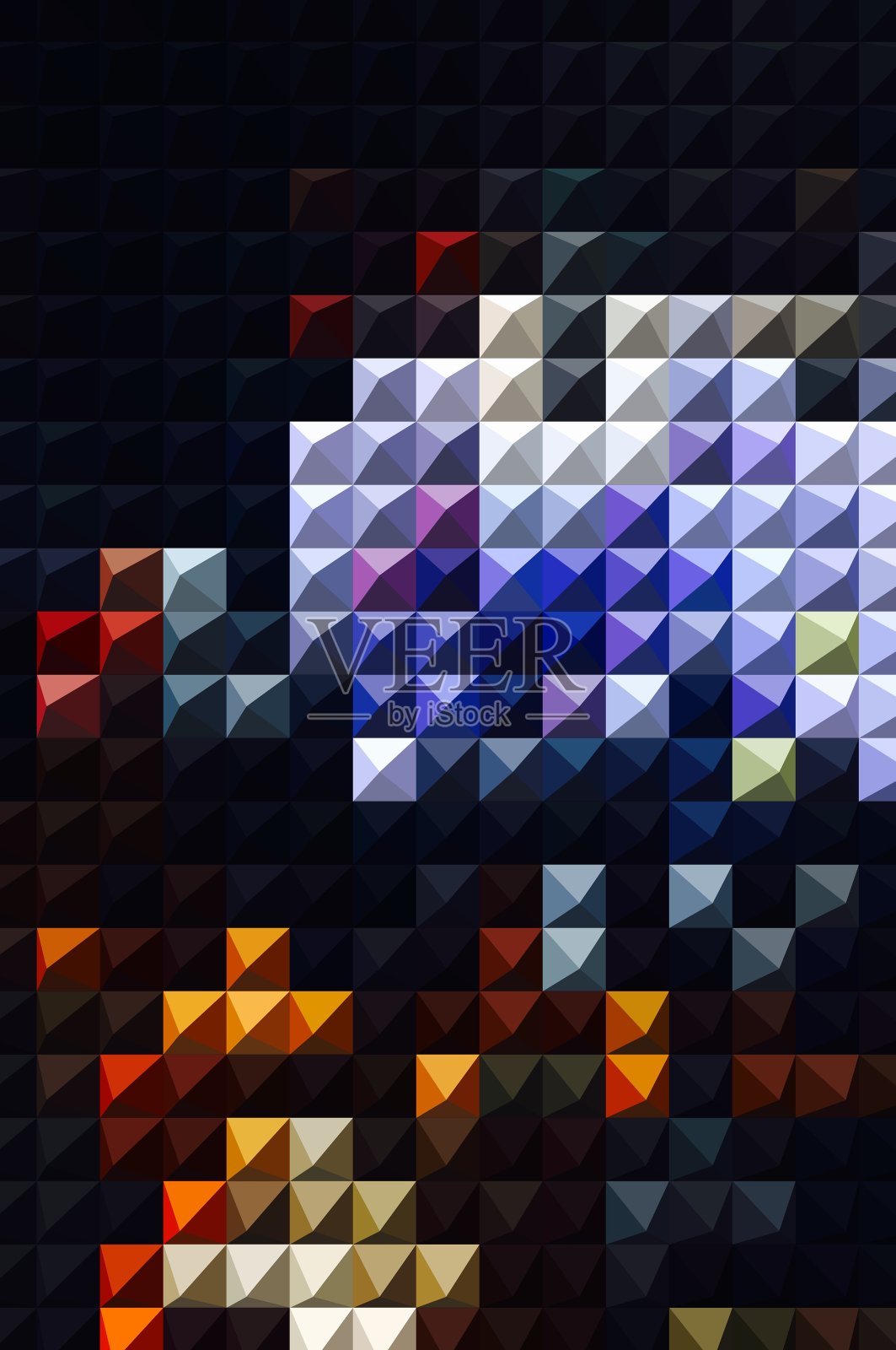 抽象的几何艺术作品照片摄影图片