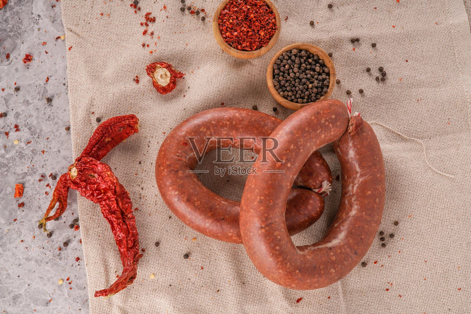 传统土耳其香肠照片摄影图片