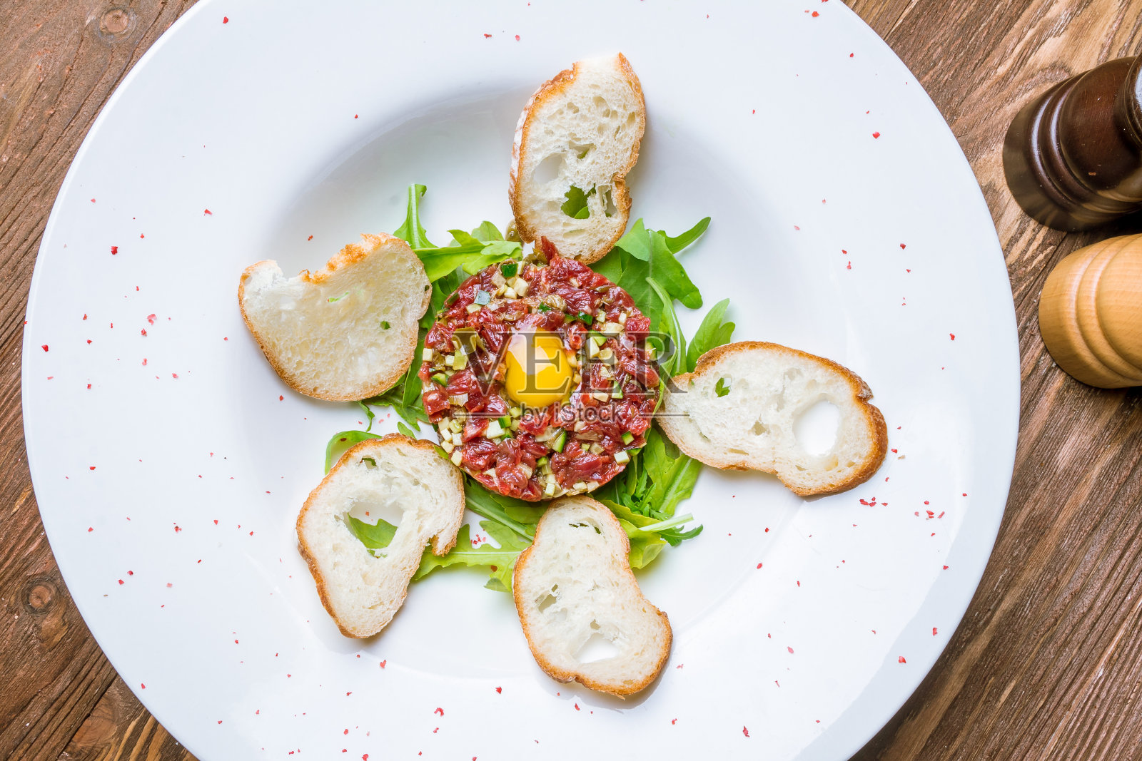 鞑靼牛肉照片摄影图片