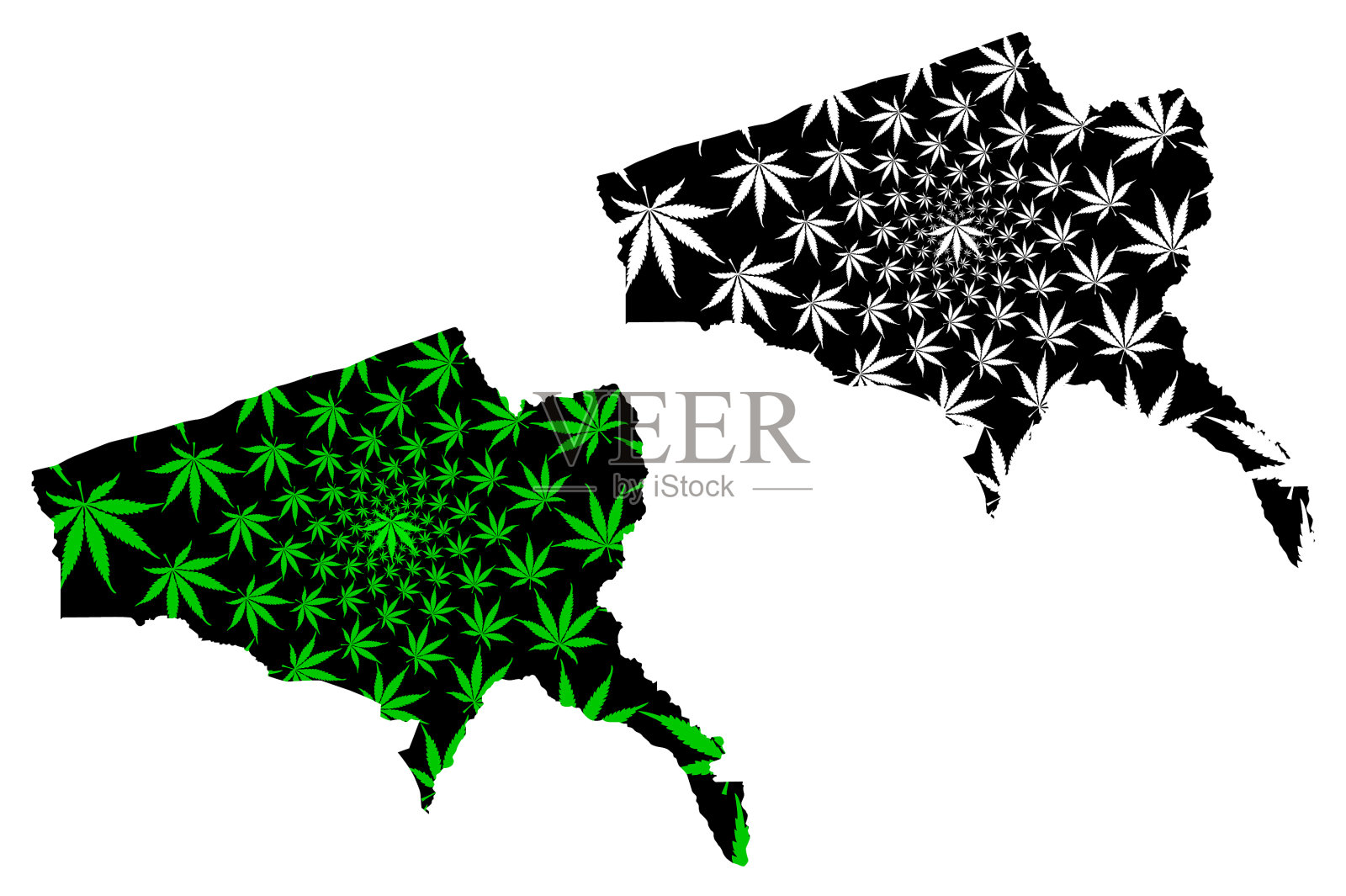 莫桑比克共和国太特省省插画图片素材