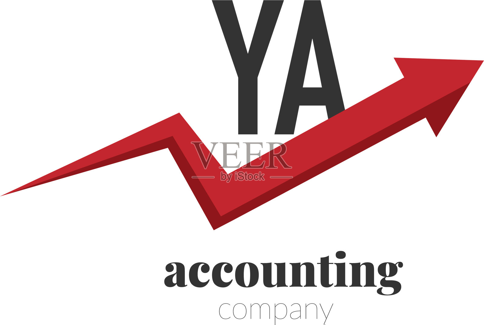 首字母雅创意财务-钱插画图片素材