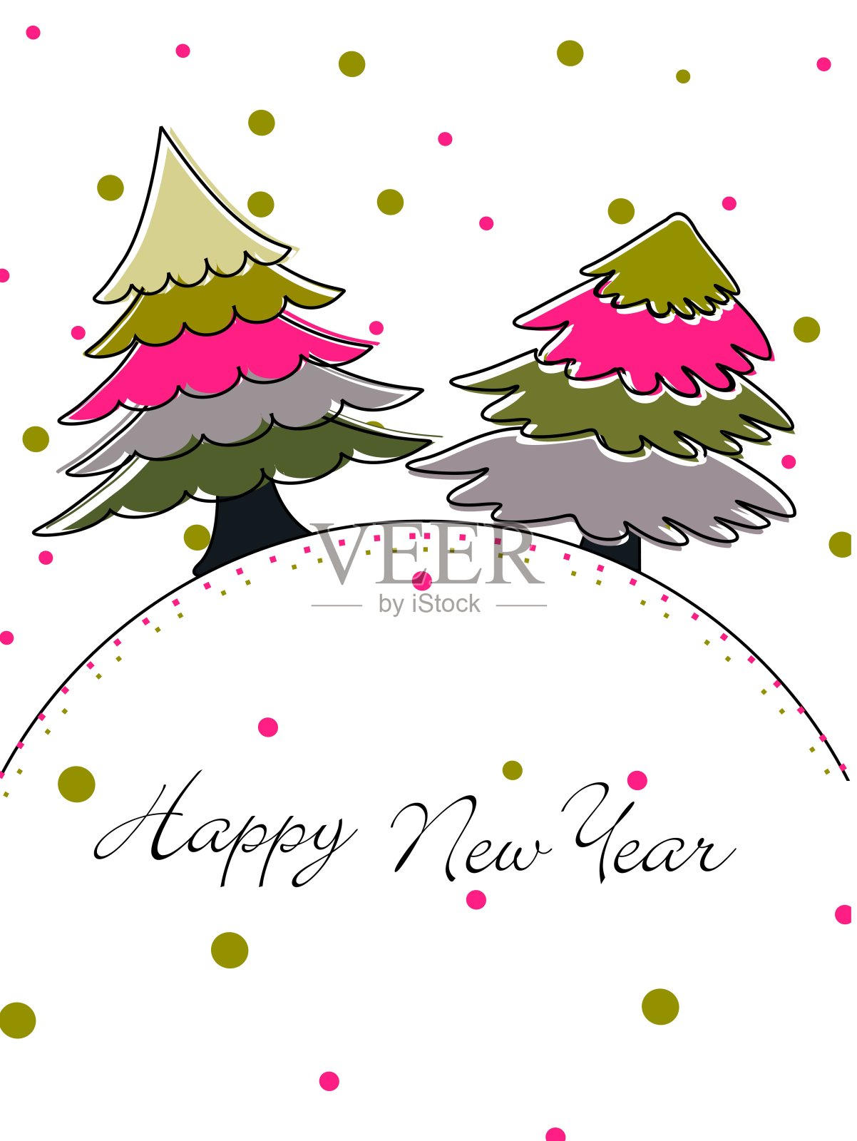 圣诞快乐，恭贺新禧，设计模板素材