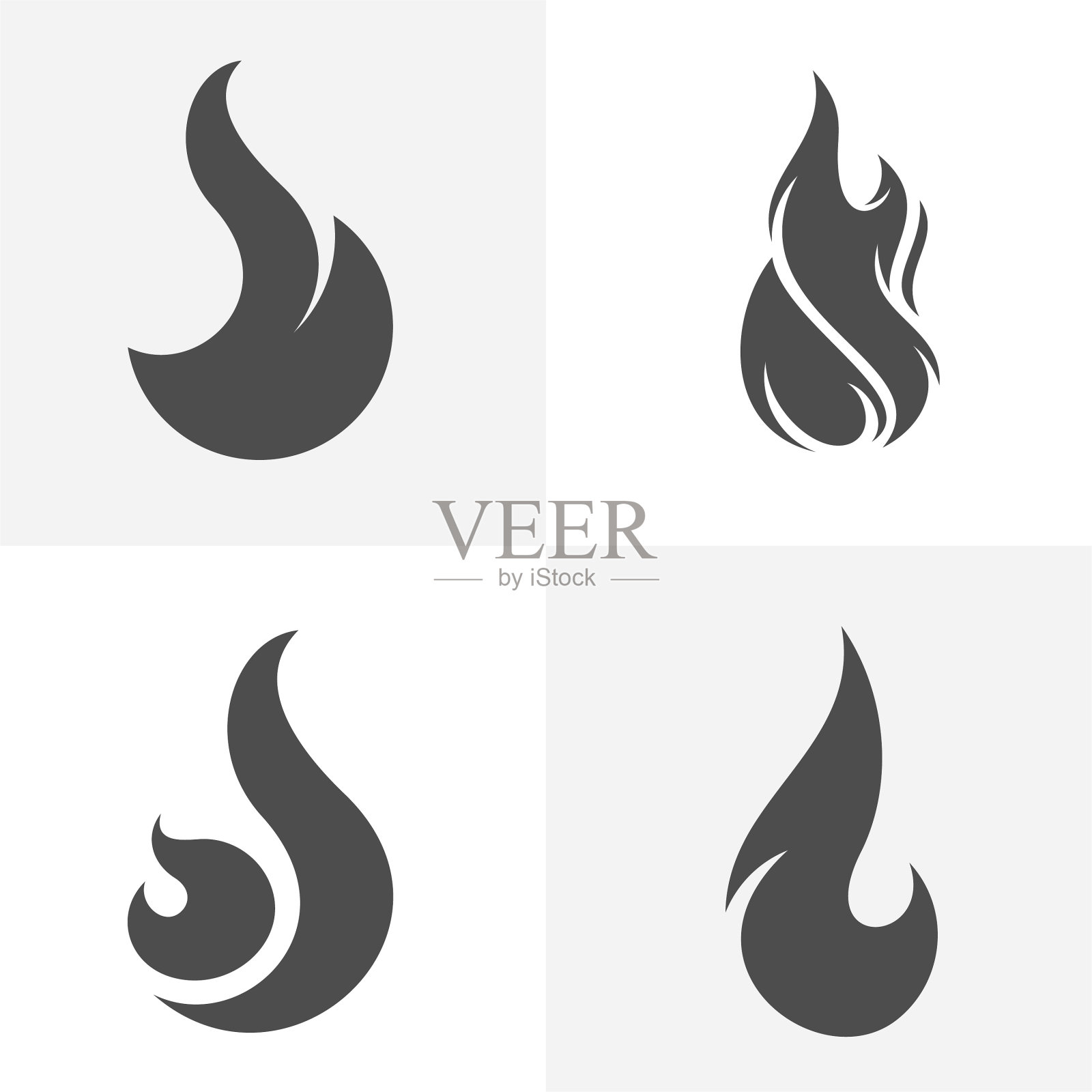 点火火焰标志设计灵感图标图标素材