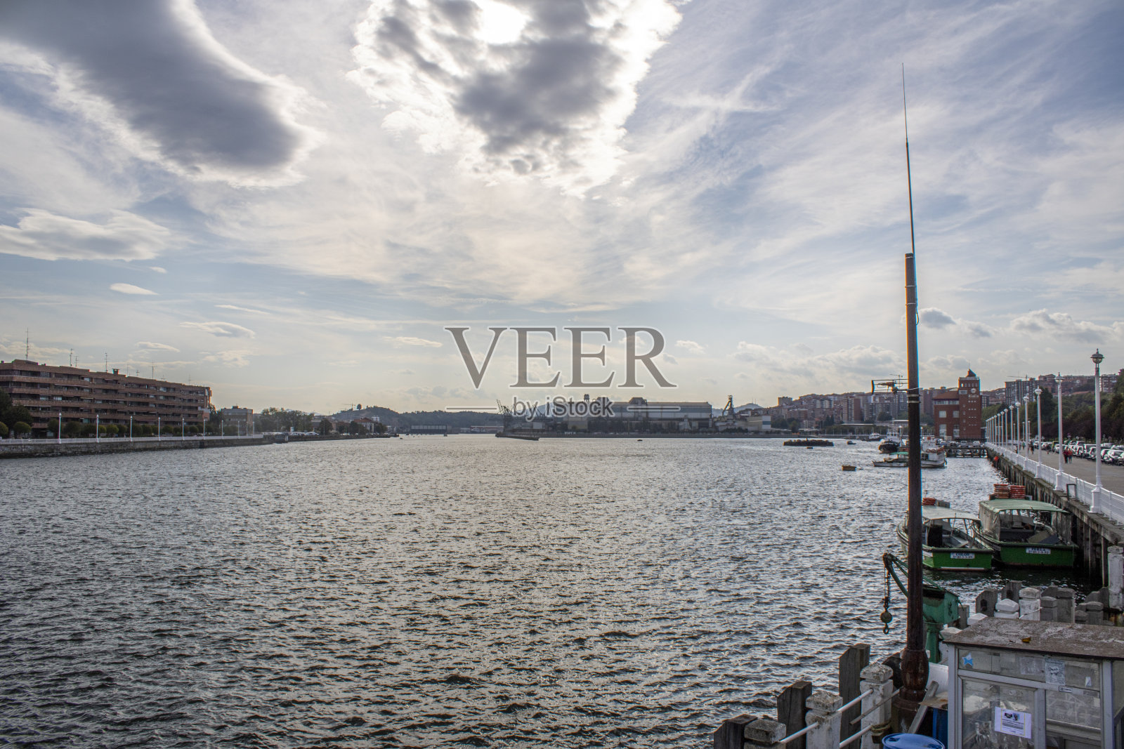 葡萄牙毕尔巴鄂的景色。照片摄影图片