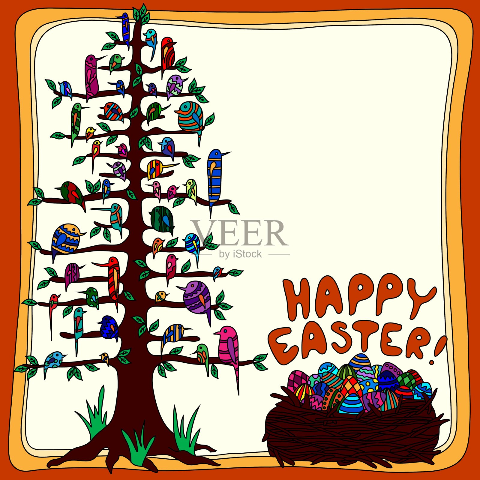 复活节设计模板素材