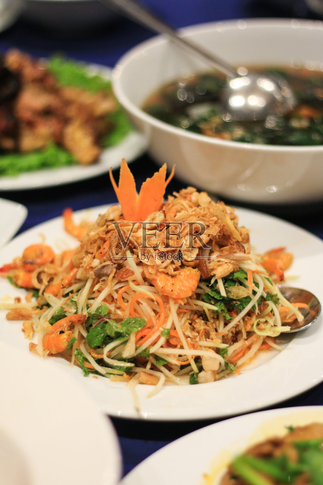 越南菜。照片摄影图片