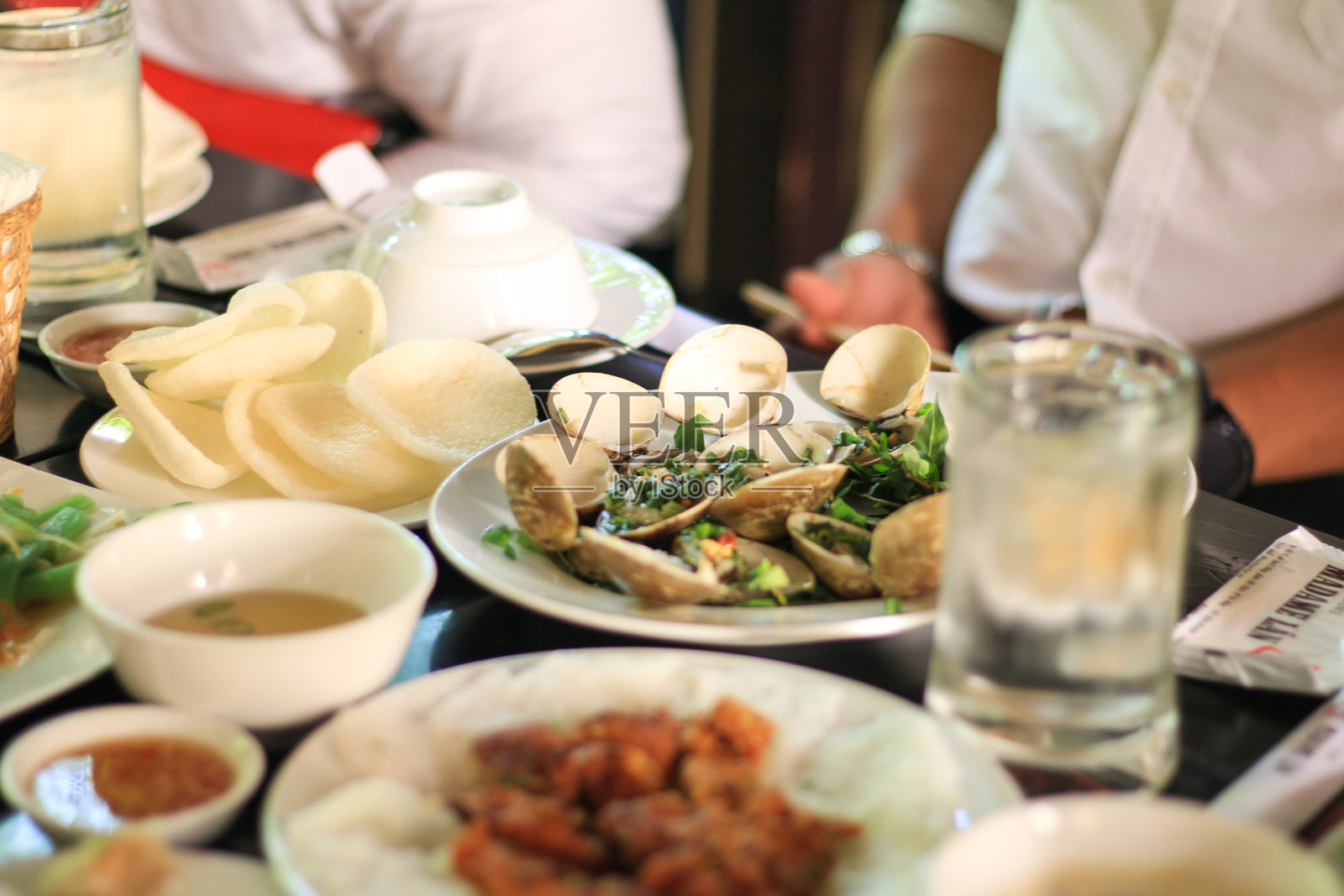 越南菜。照片摄影图片