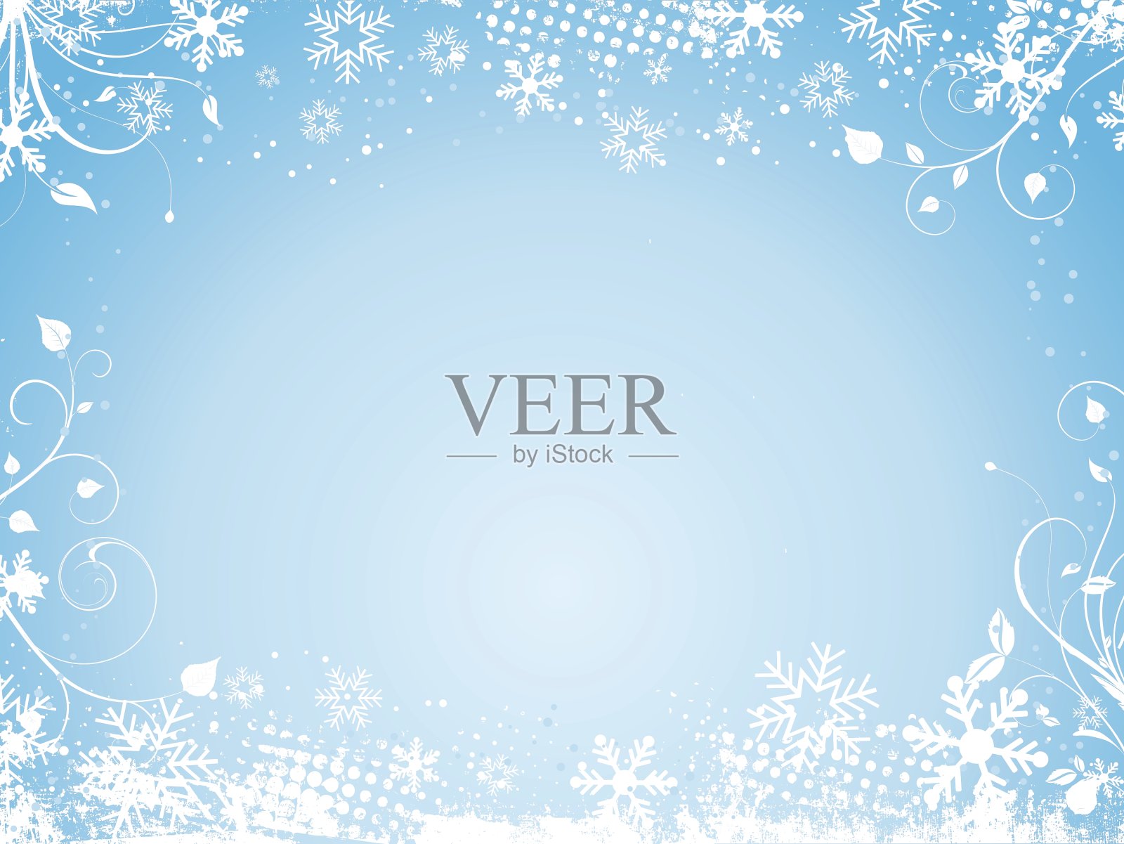 冬天文摘插画图片素材