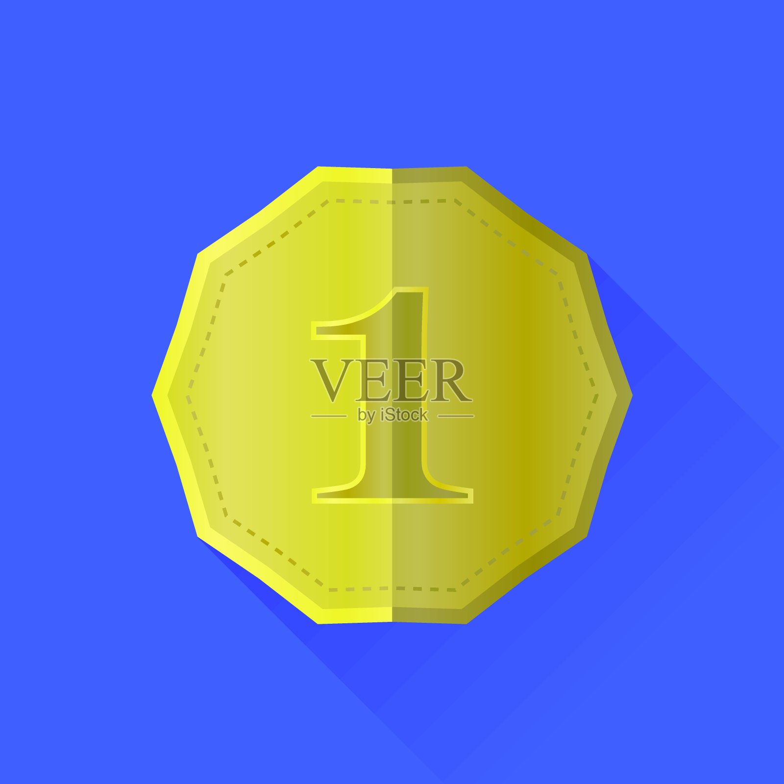 金牌图标插画图片素材