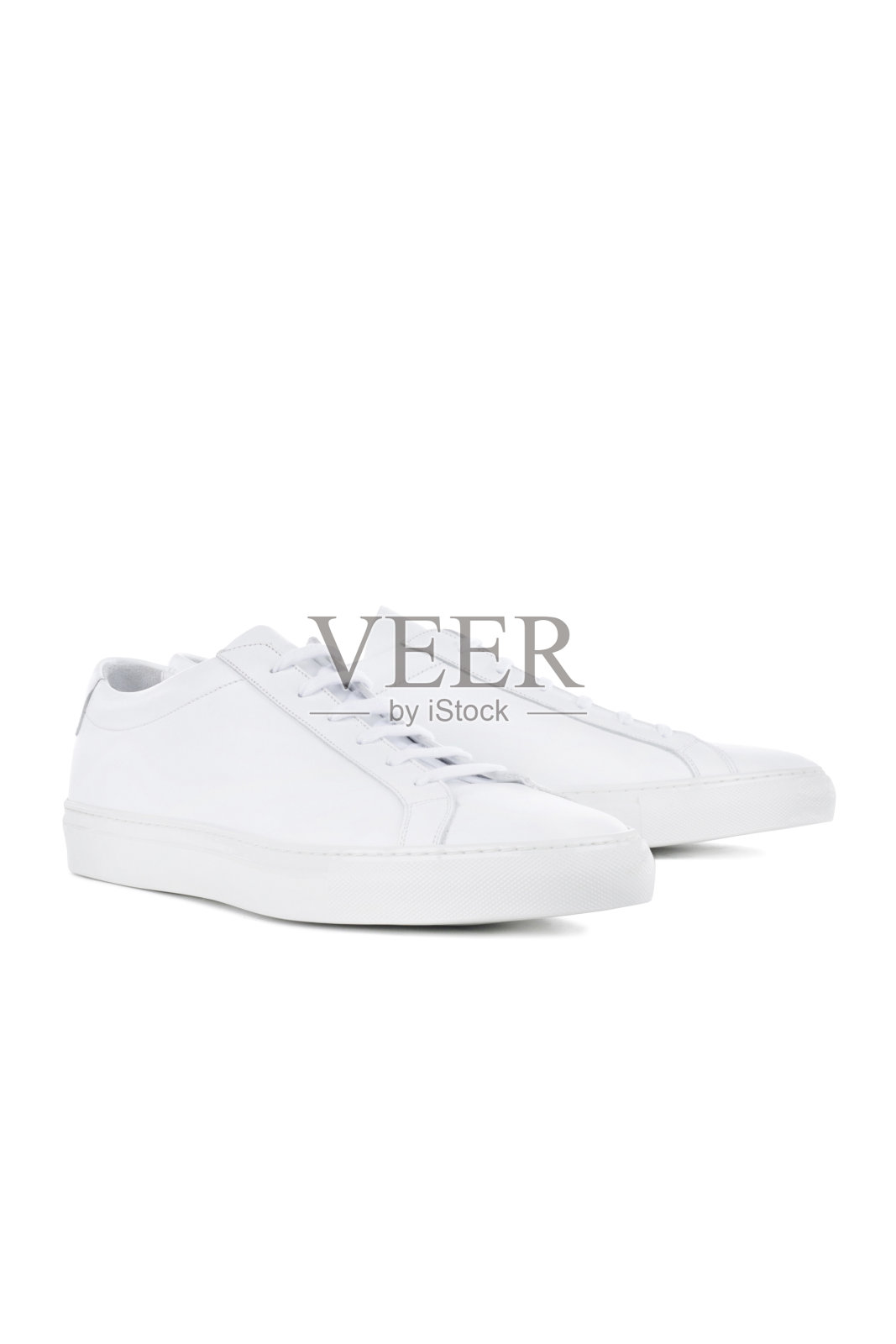 白色运动跑鞋照片摄影图片