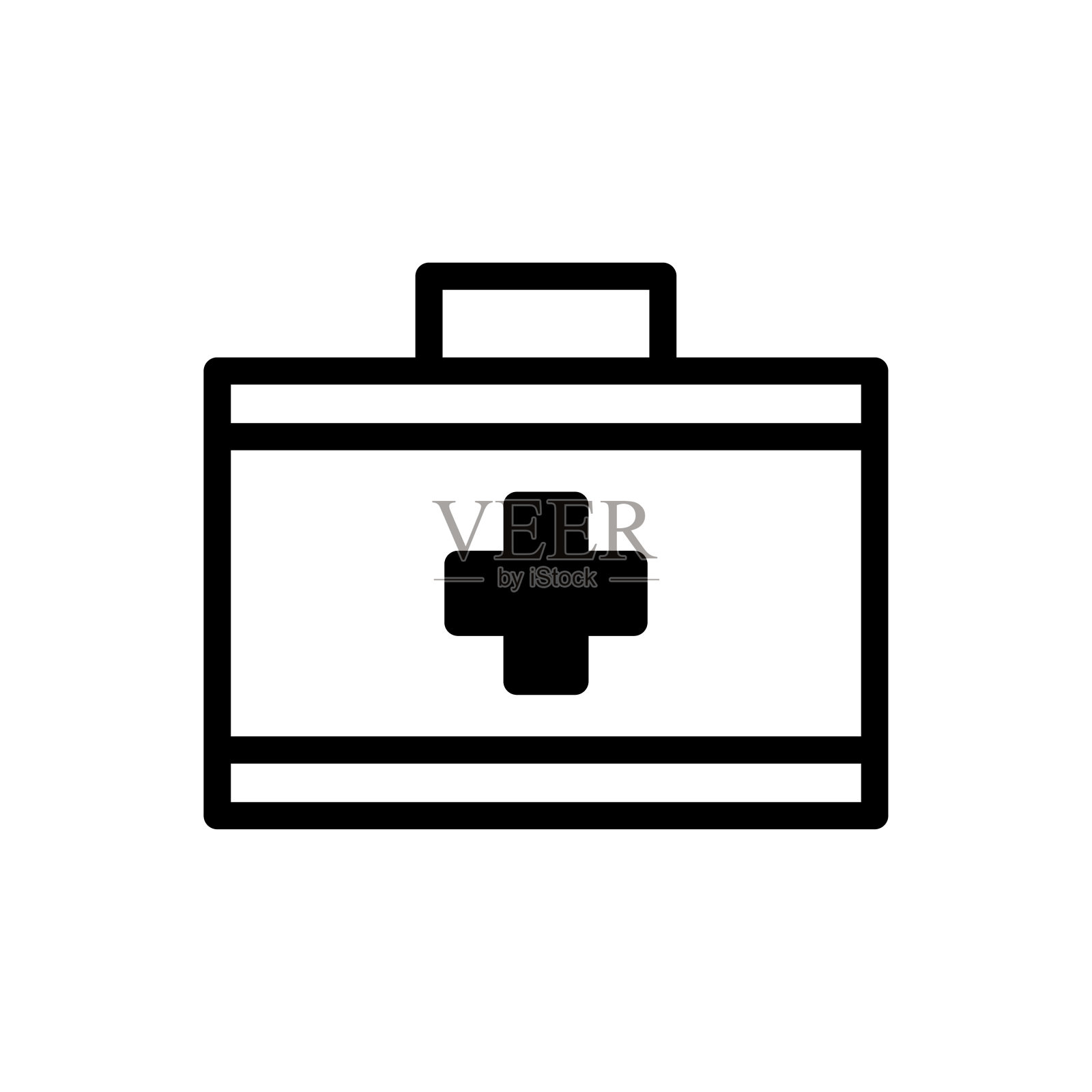 医疗套件图标平面矢量模板设计流行图标素材