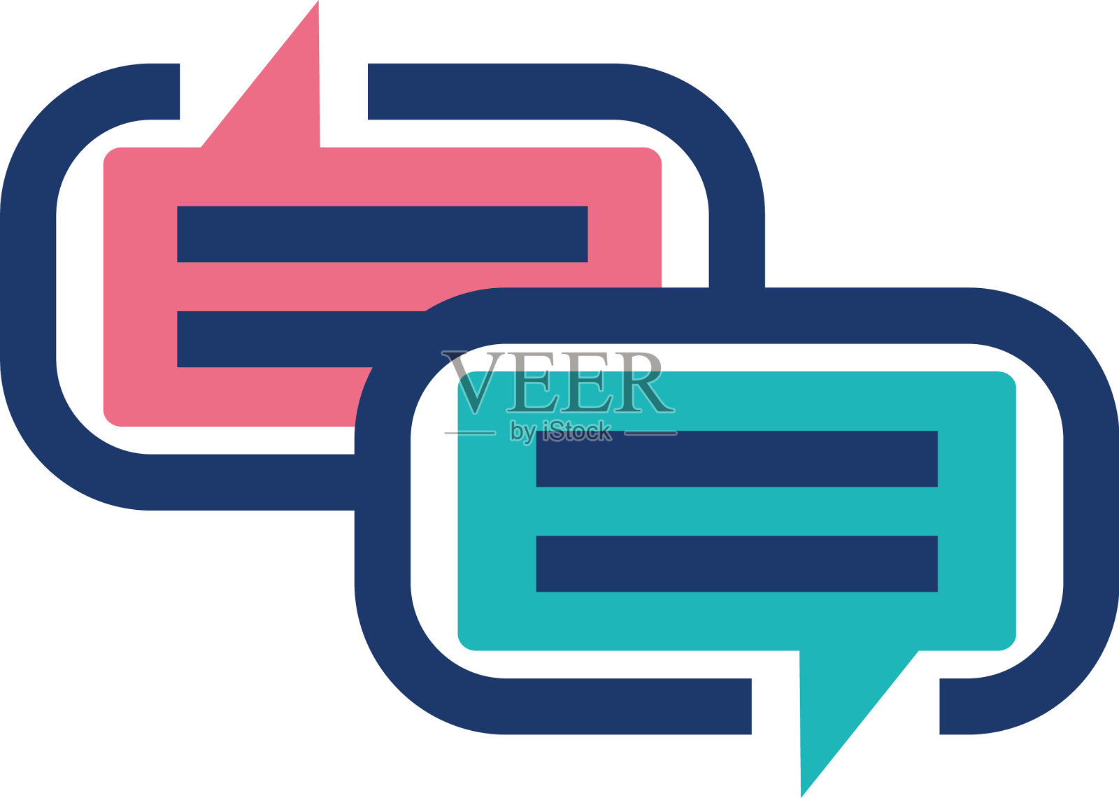 隔离通信气泡设计设计元素图片