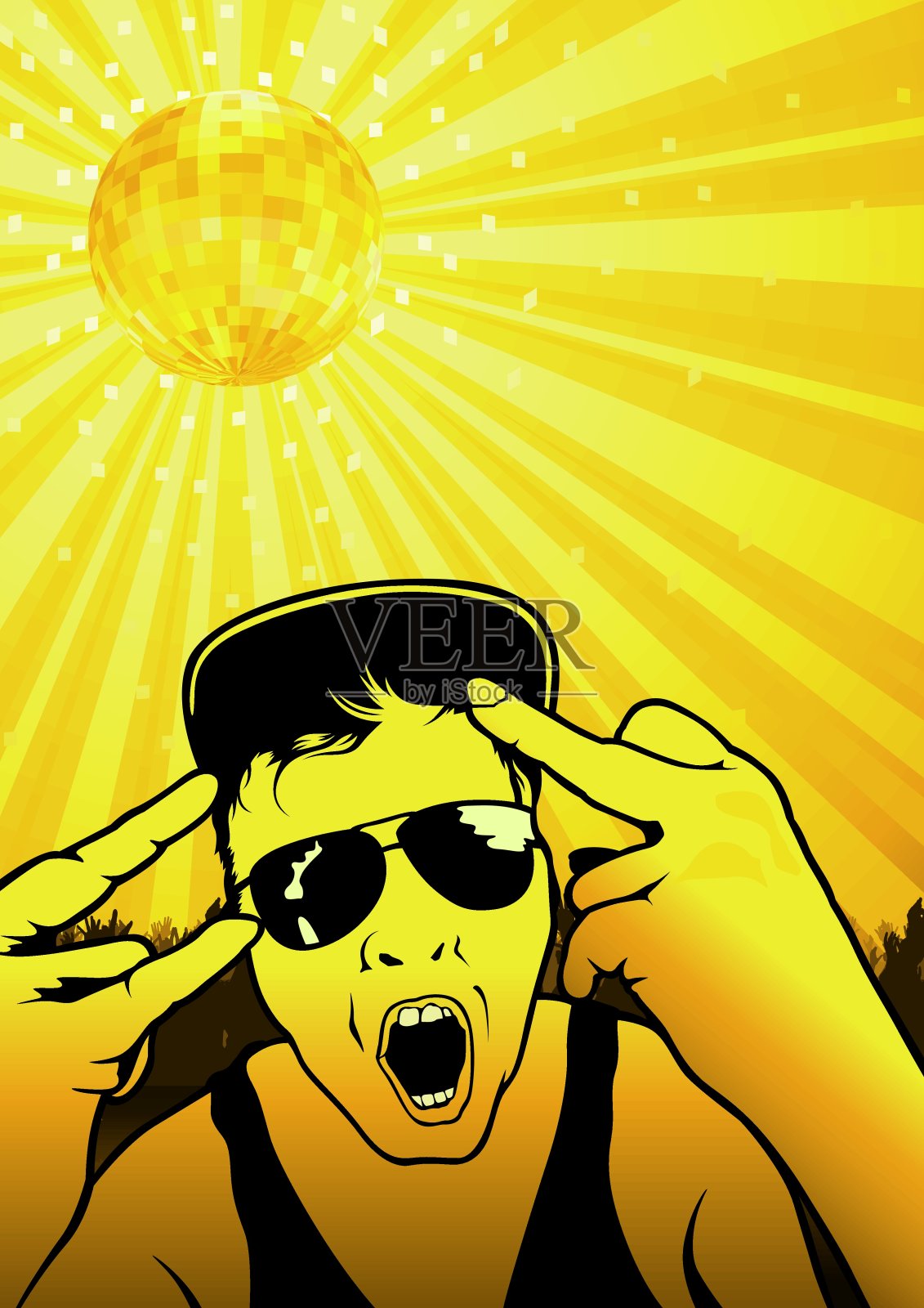 舞会插画图片素材