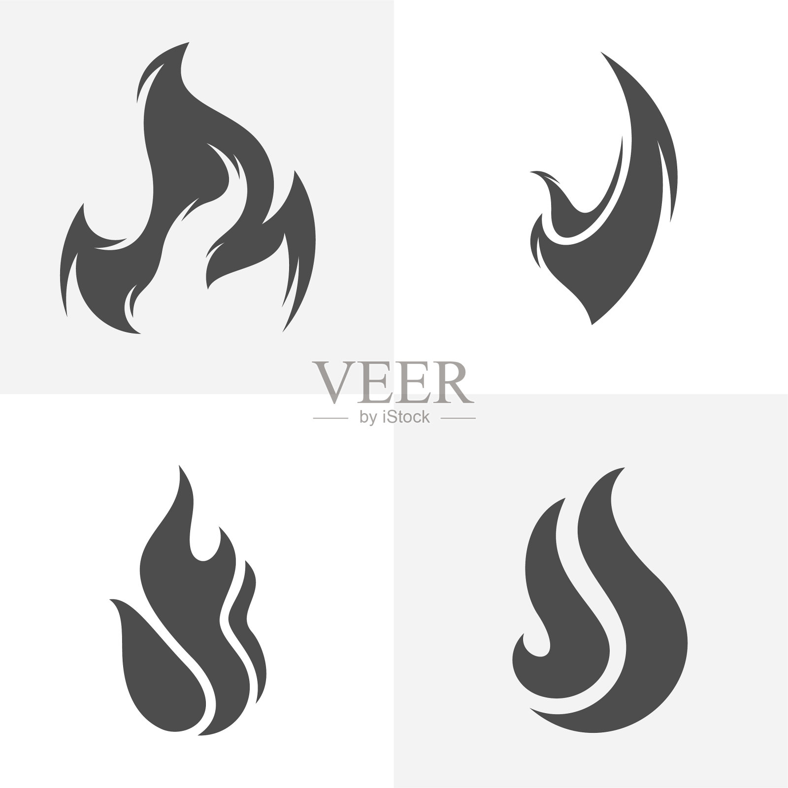 点火火焰标志设计灵感图标图标素材