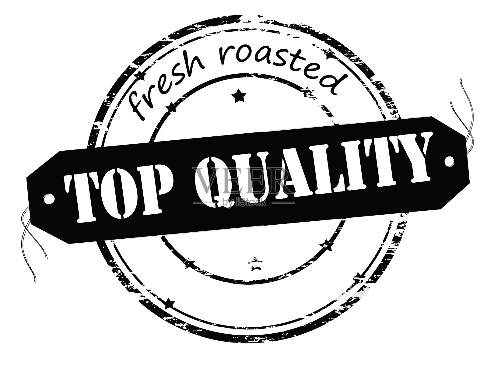 新鲜烘焙顶级品质插画图片素材