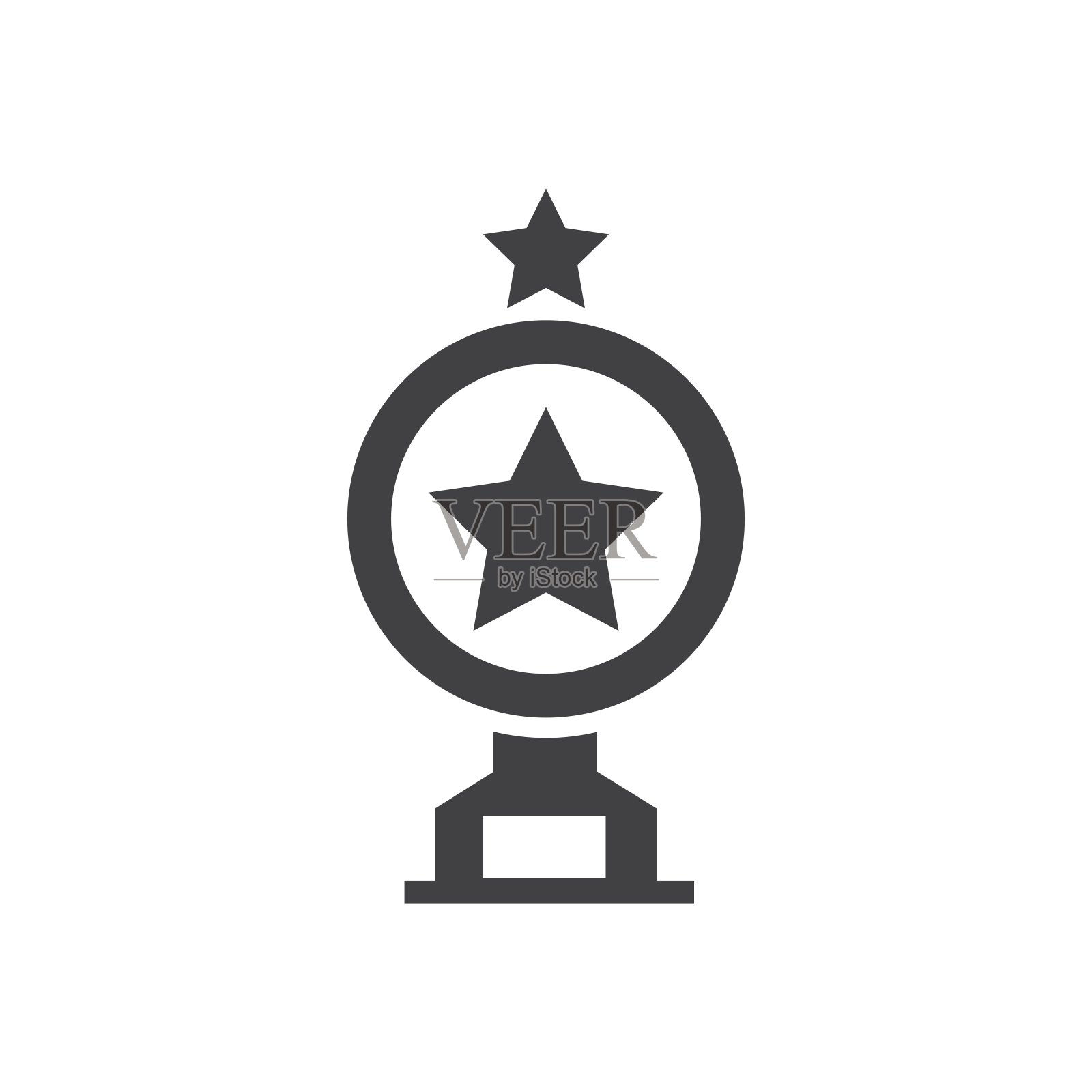 奖杯明星奖矢量图标图标素材