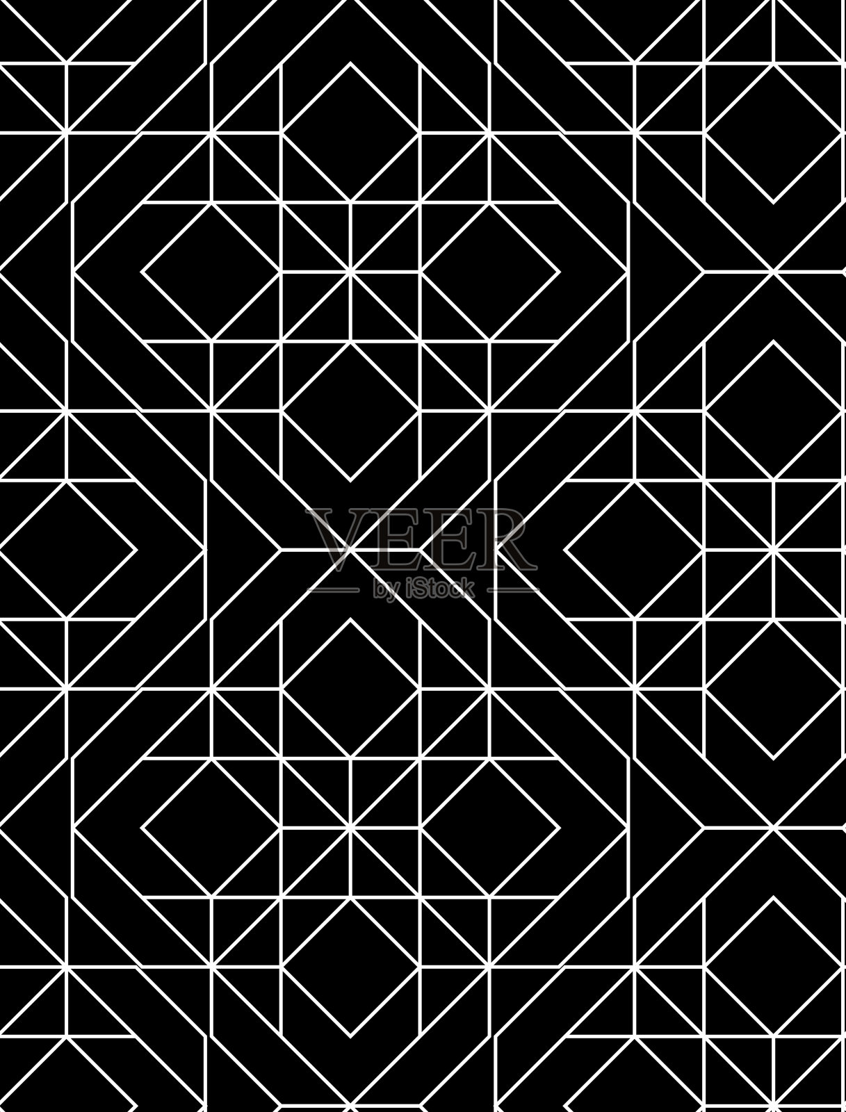 矢量无缝几何图形插画图片素材