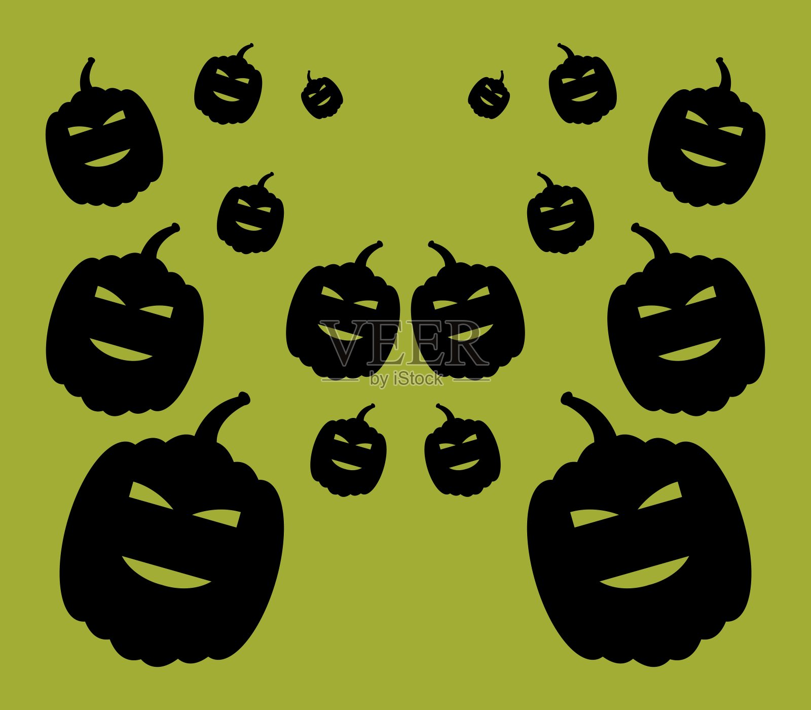 南瓜万圣节图标插画图片素材