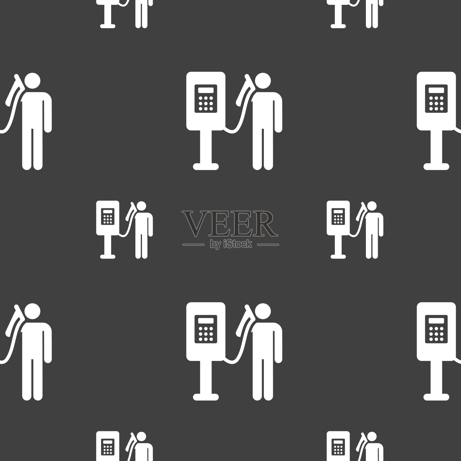 彩色图标和标志的形式的按钮或符号为您的设计。向量插画图片素材