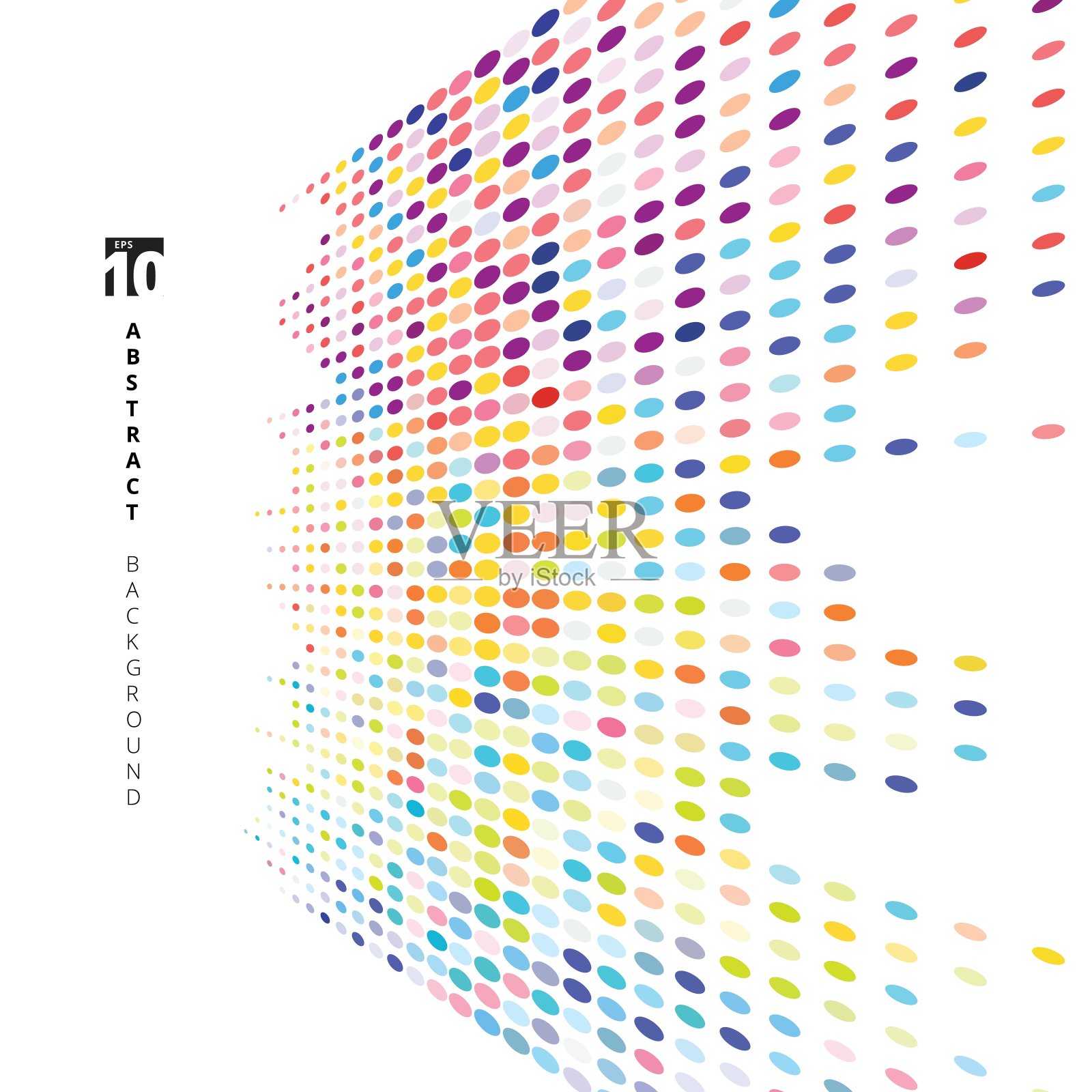 抽象透视彩色半色调纹理网点图案w插画图片素材