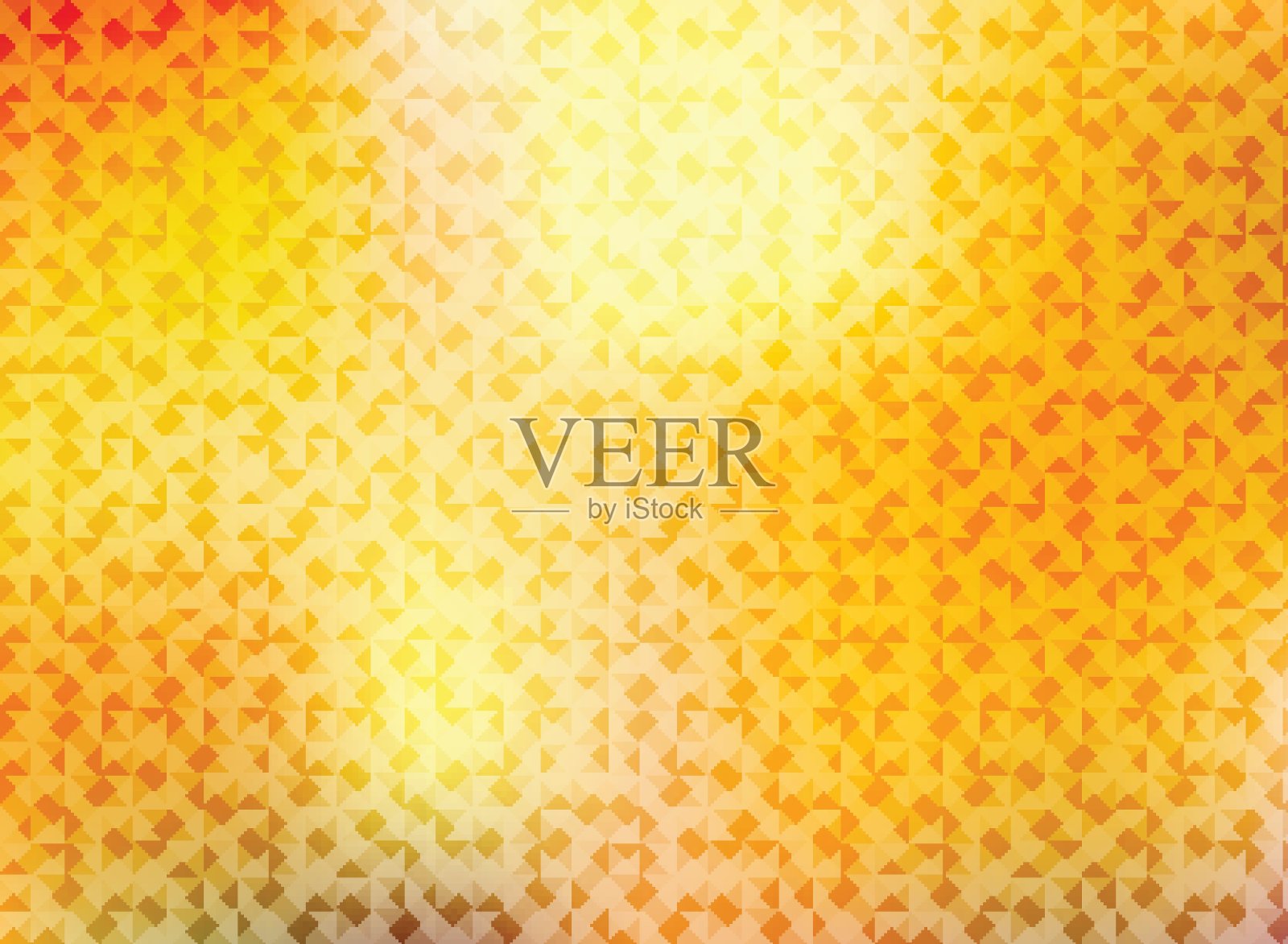 抽象的秋季背景与三角形图案闪烁明亮插画图片素材