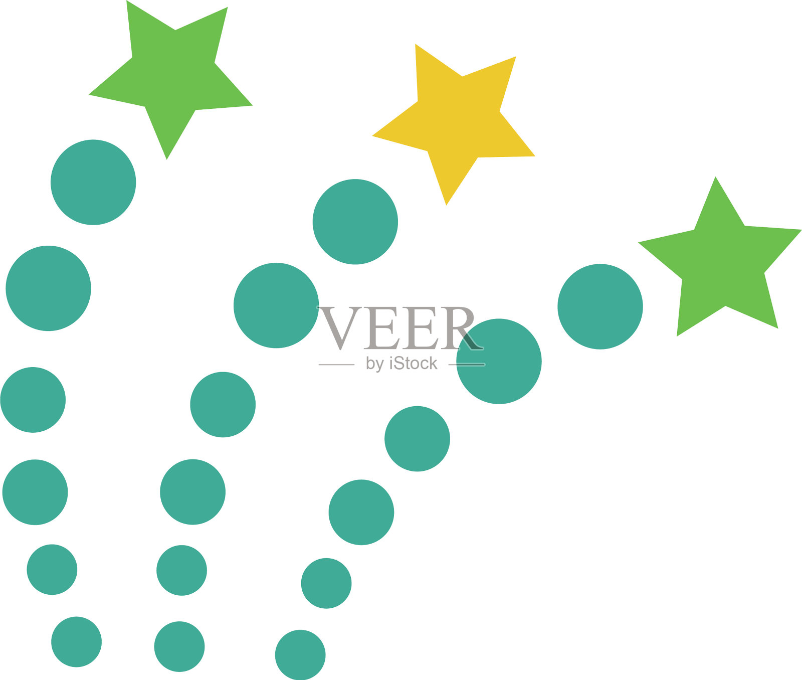 烟花爆炸溅起星星插画图片素材