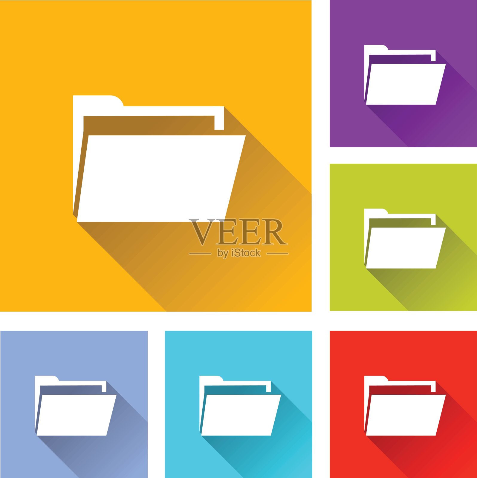 文件夹图标插画图片素材