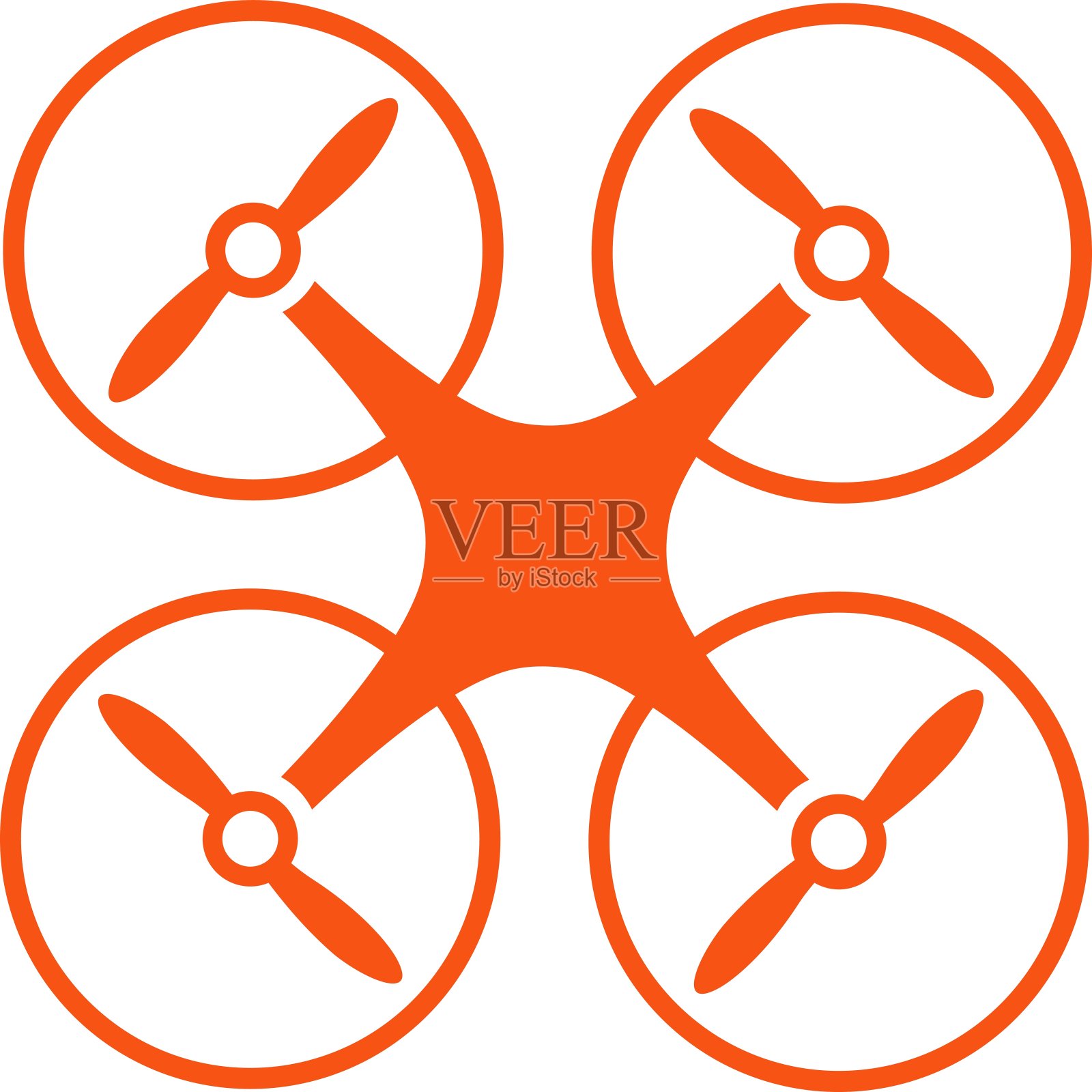 直升飞机图标插画图片素材