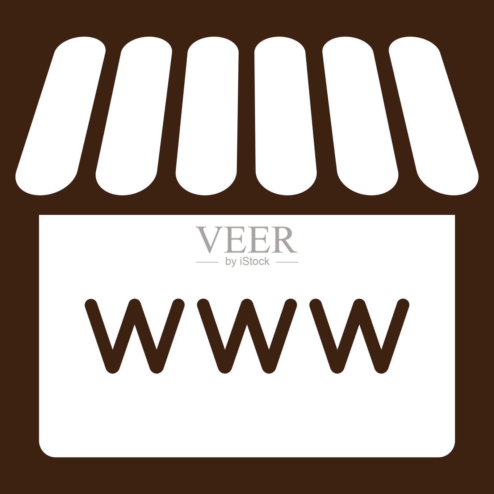 网站商店图标从商业双色集插画图片素材