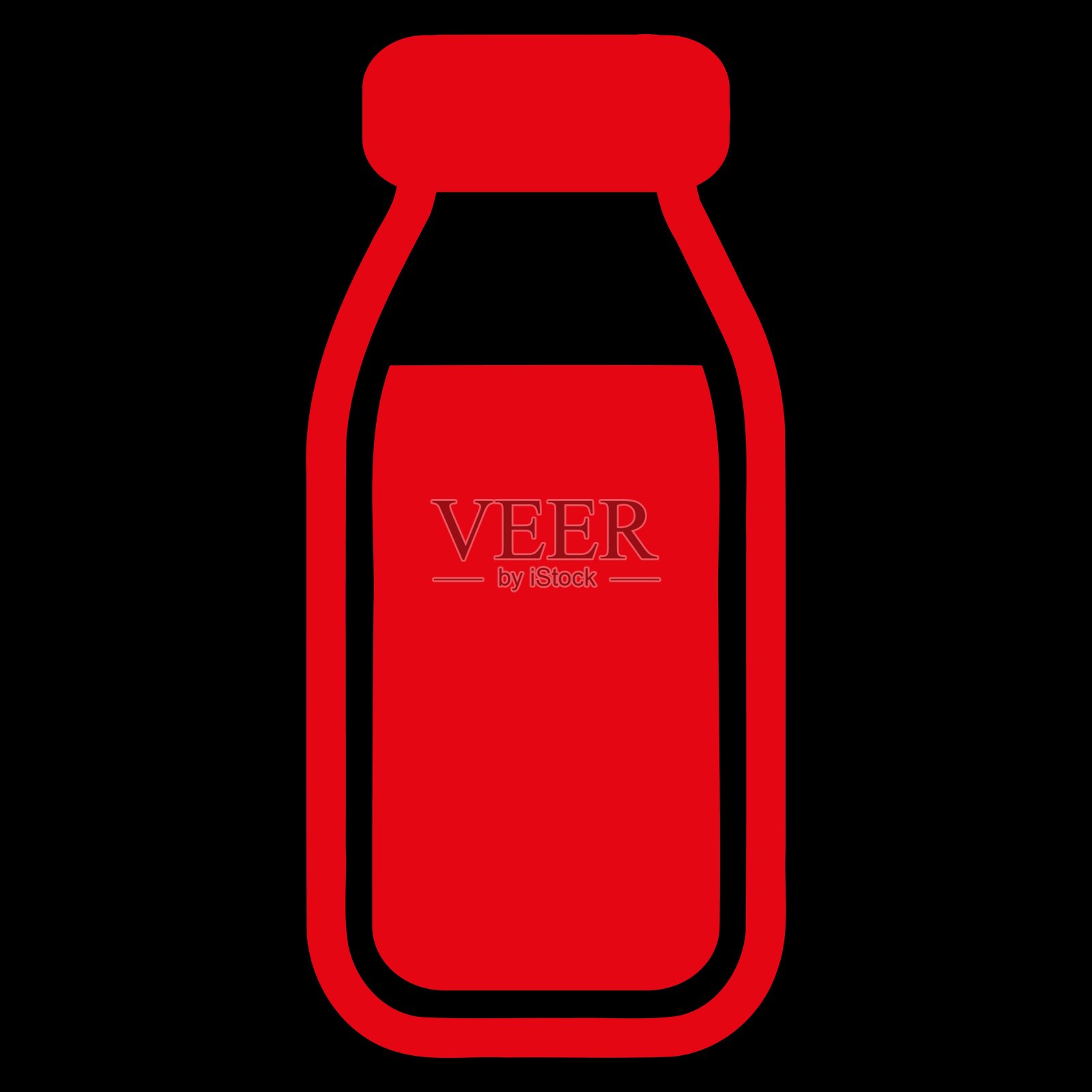 满瓶的图标插画图片素材